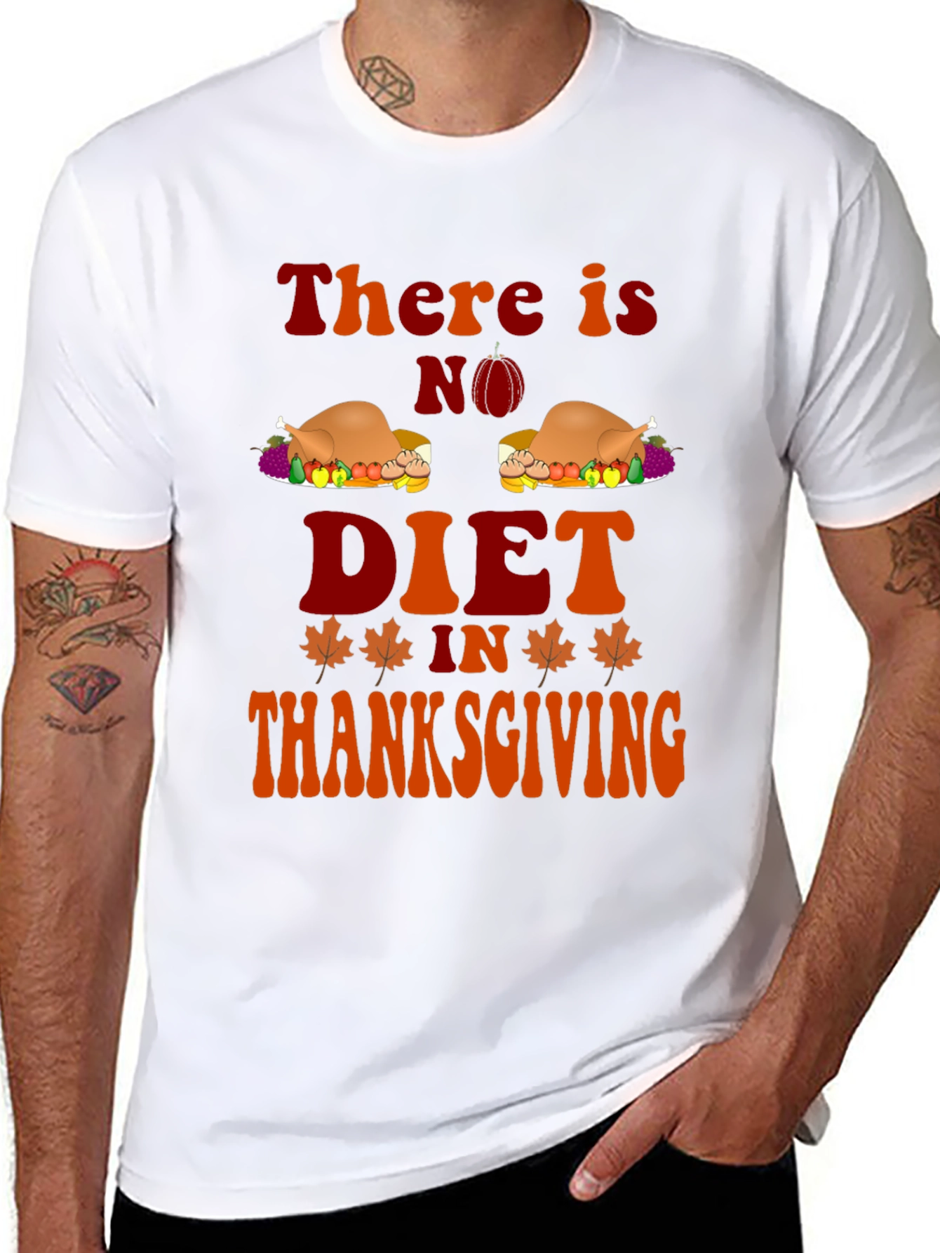 Thanksgiving Diet Graphic T-Shirt