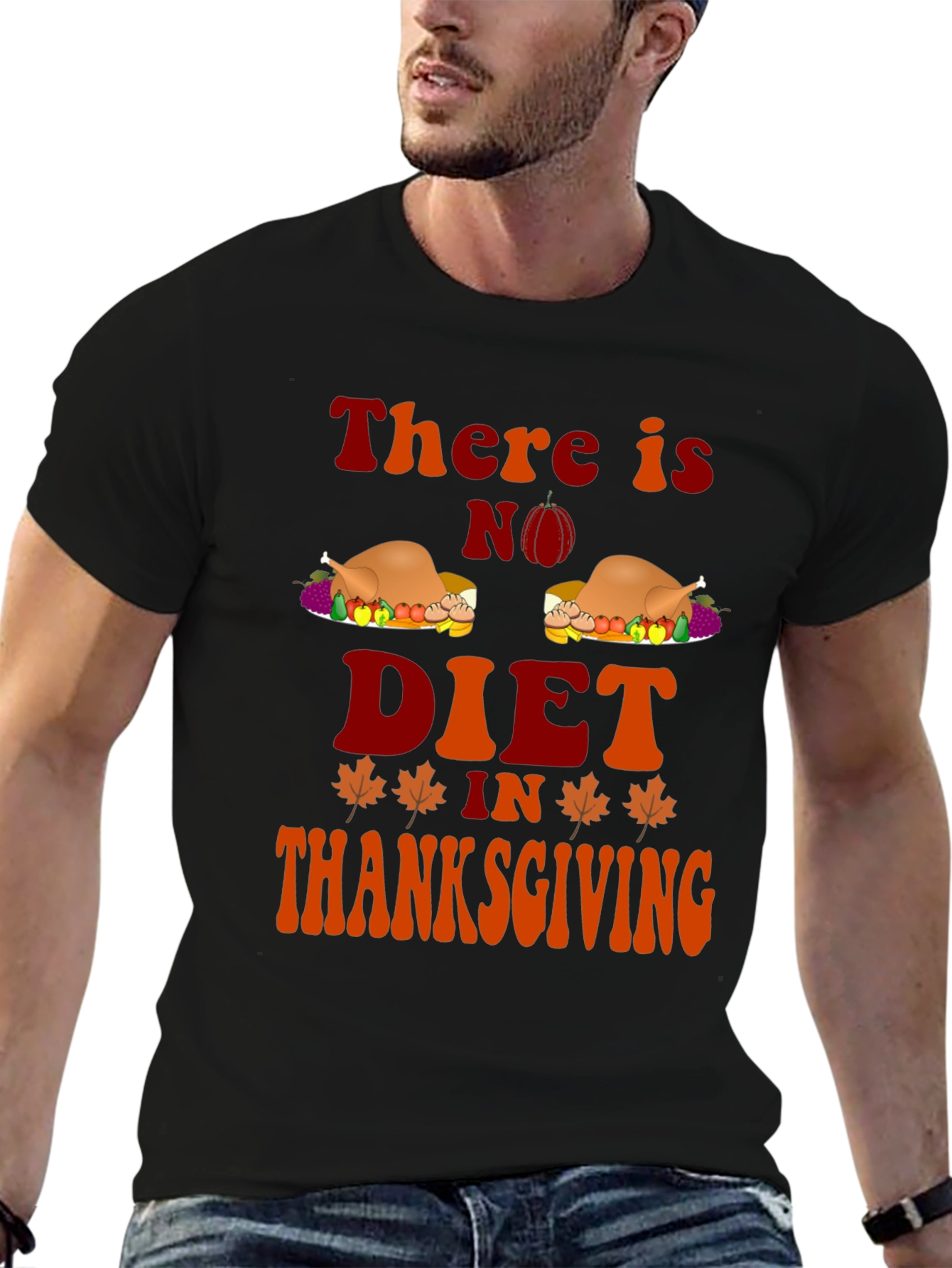 Thanksgiving Diet Graphic T-Shirt
