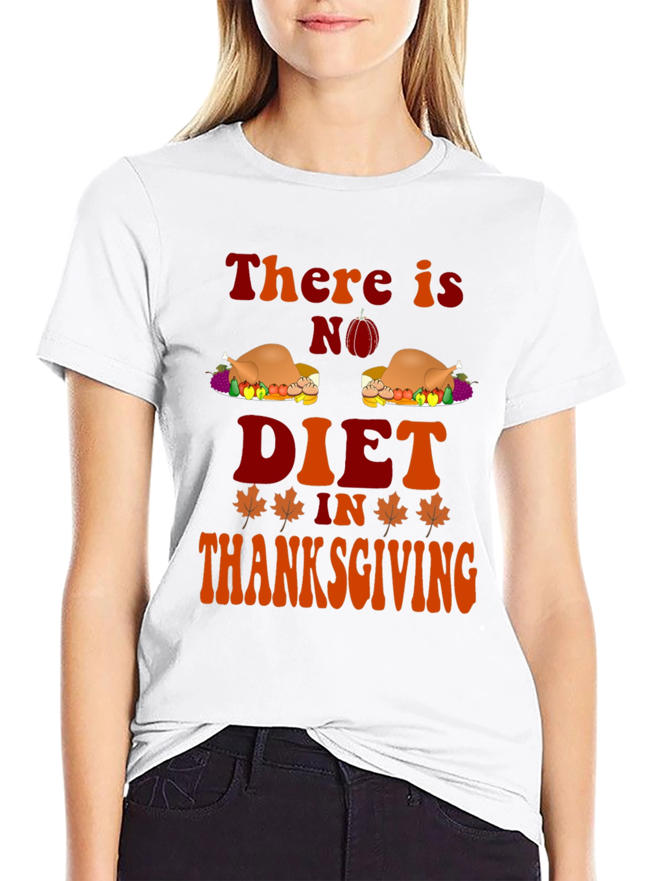 Thanksgiving Diet Graphic T-Shirt