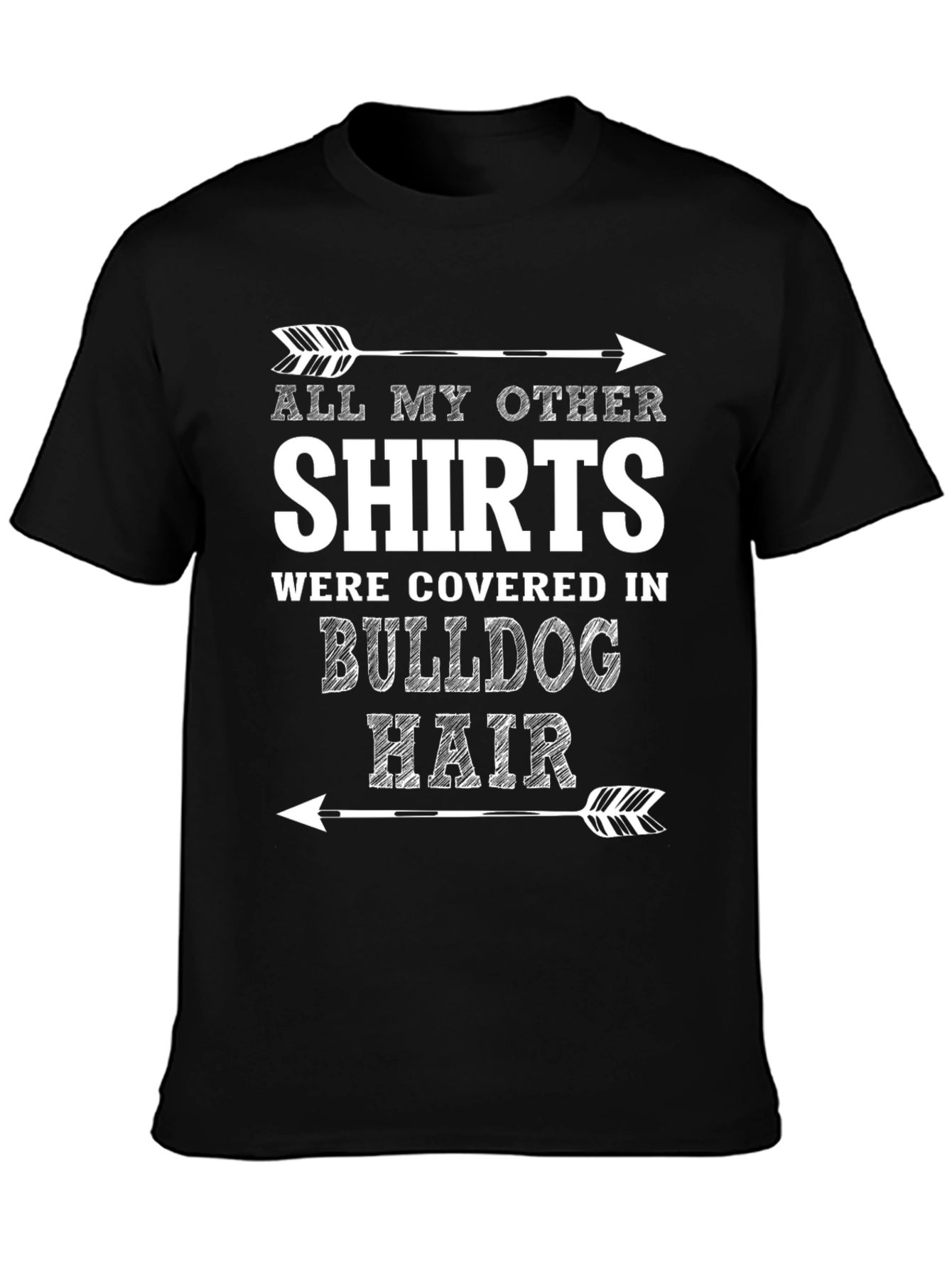 Bulldog Hair Arrow T-Shirt