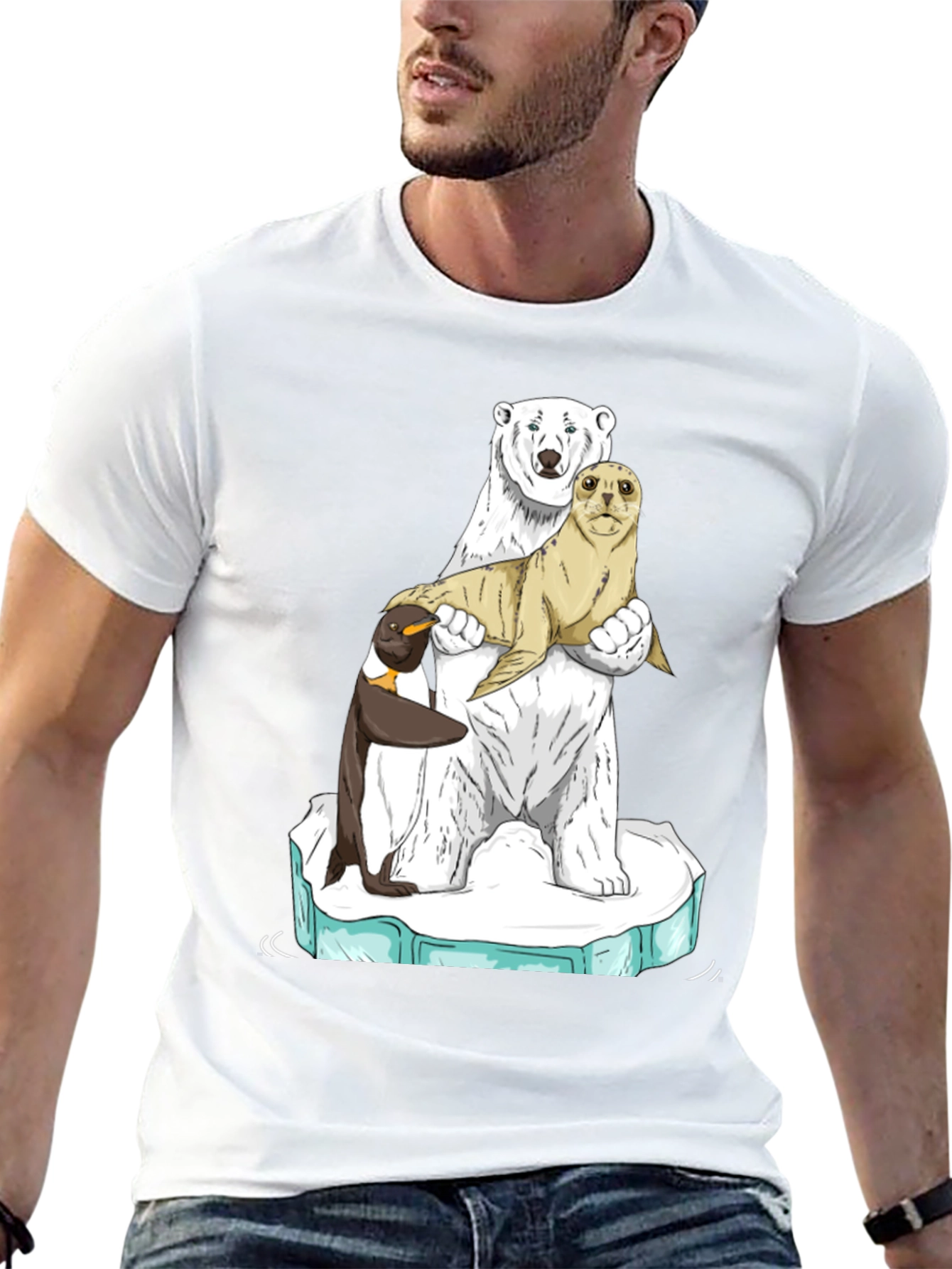 Polar Bear Seal Penguin T-Shirt