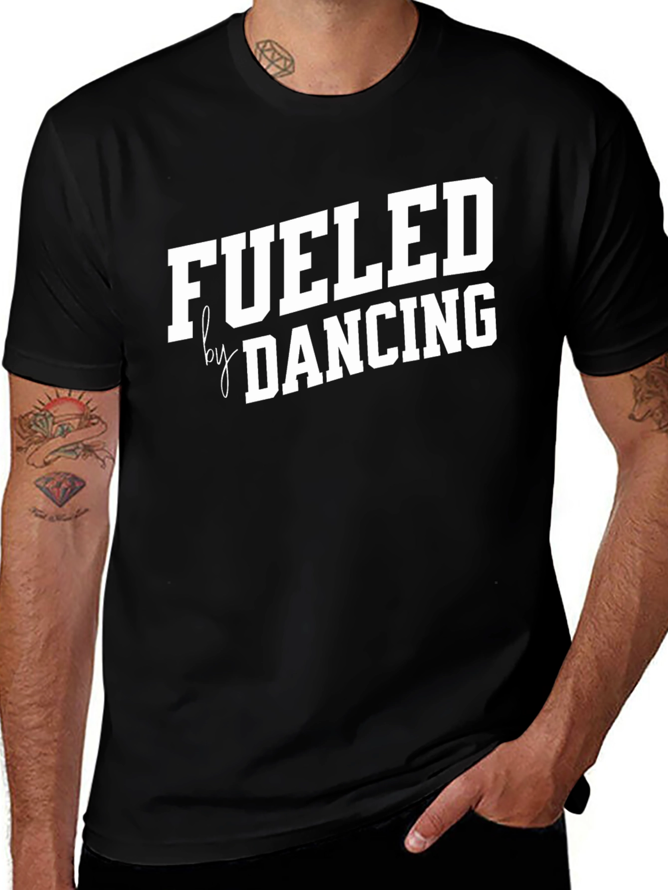 Fueled by Dancing Black Graphic T-Shirt
