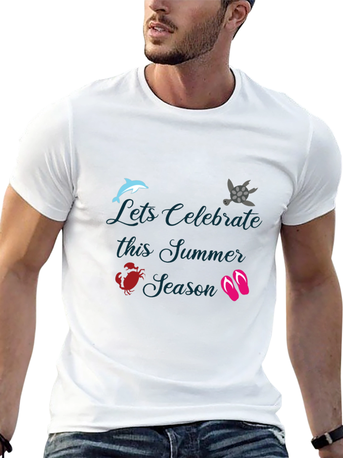 Summer Celebration Black T-Shirt