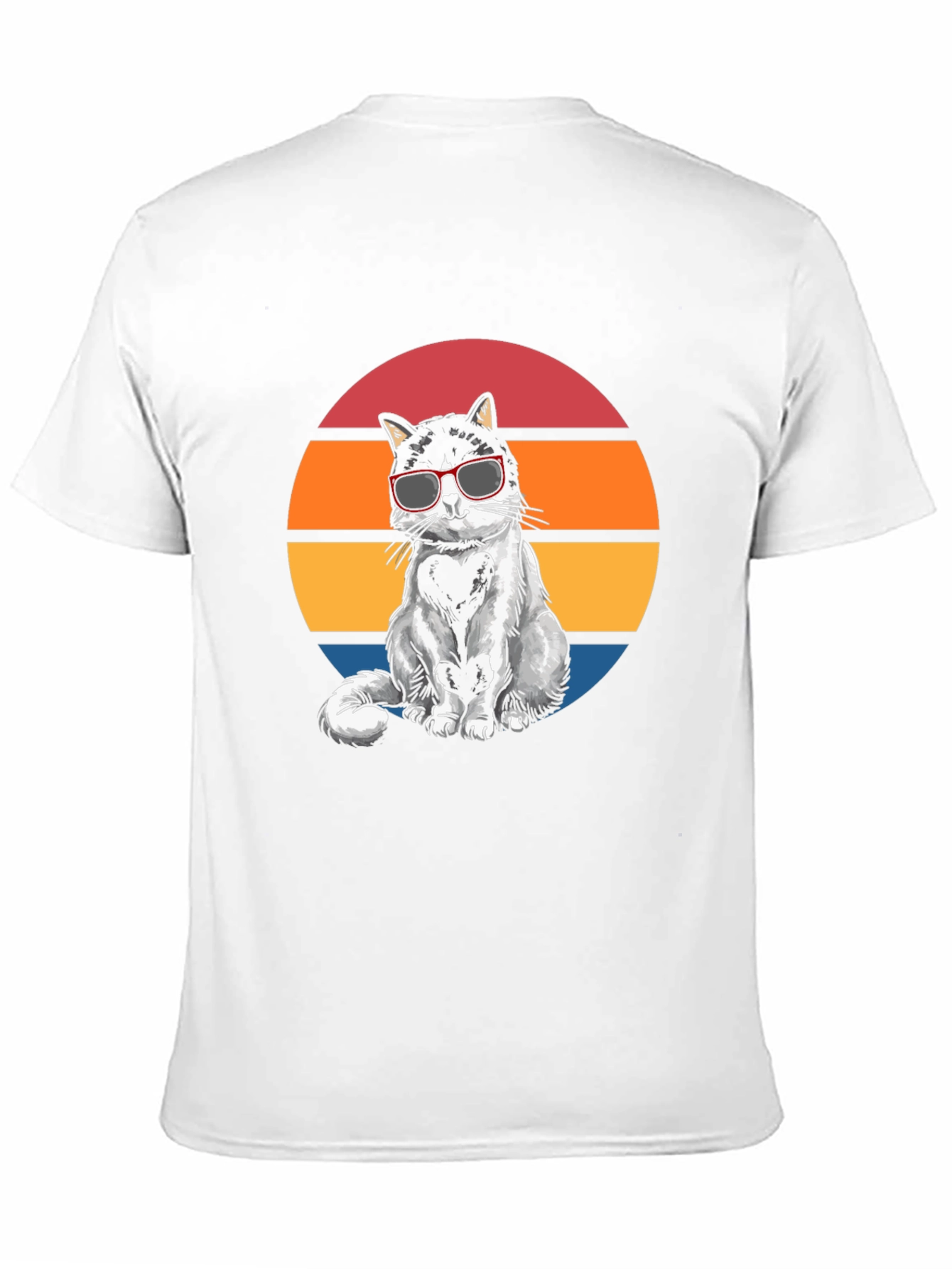 Cool Cat Sunset Graphic Tee