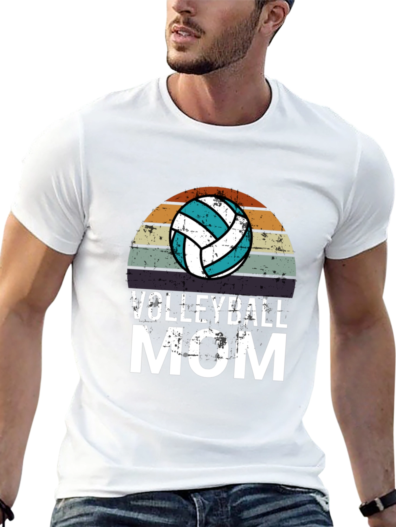 Volleyball Mom Graphic T-Shirt