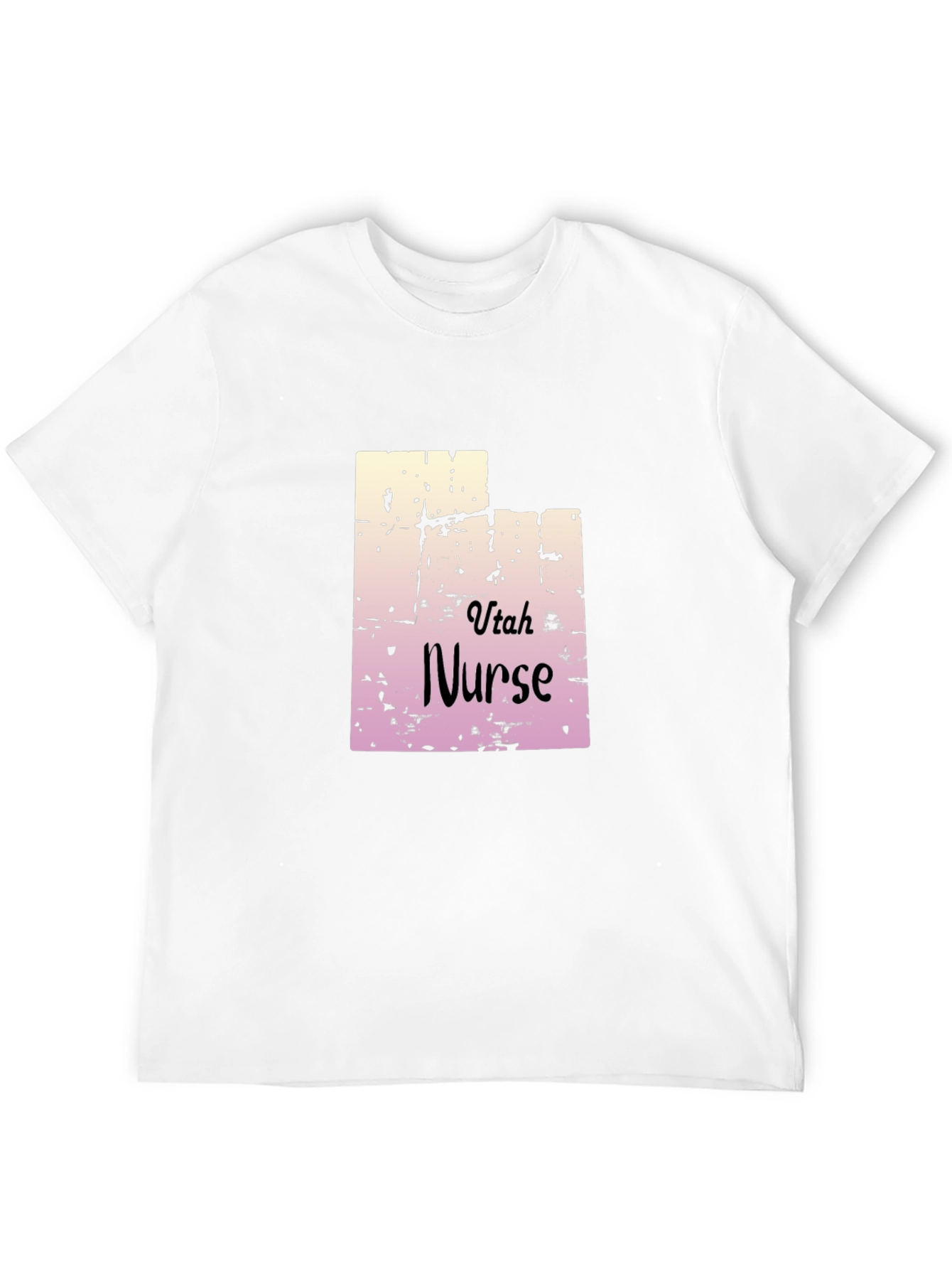 Utah Nurse T-Shirt - Distressed State Pride