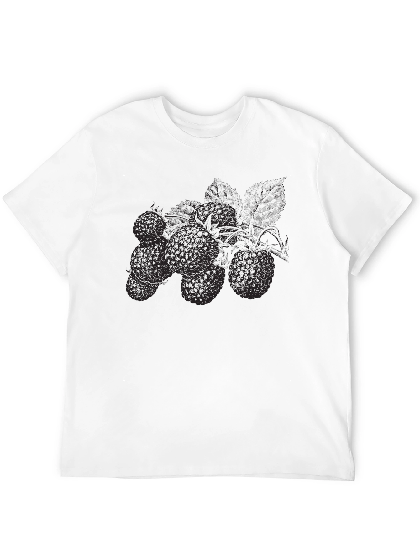 Berry Graphic Black T-Shirt