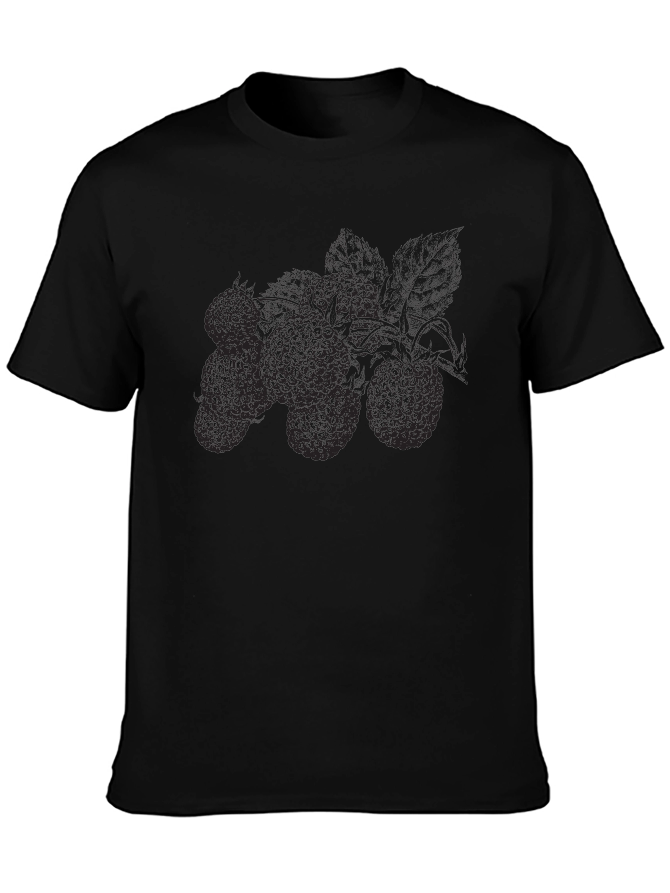 Berry Graphic Black T-Shirt