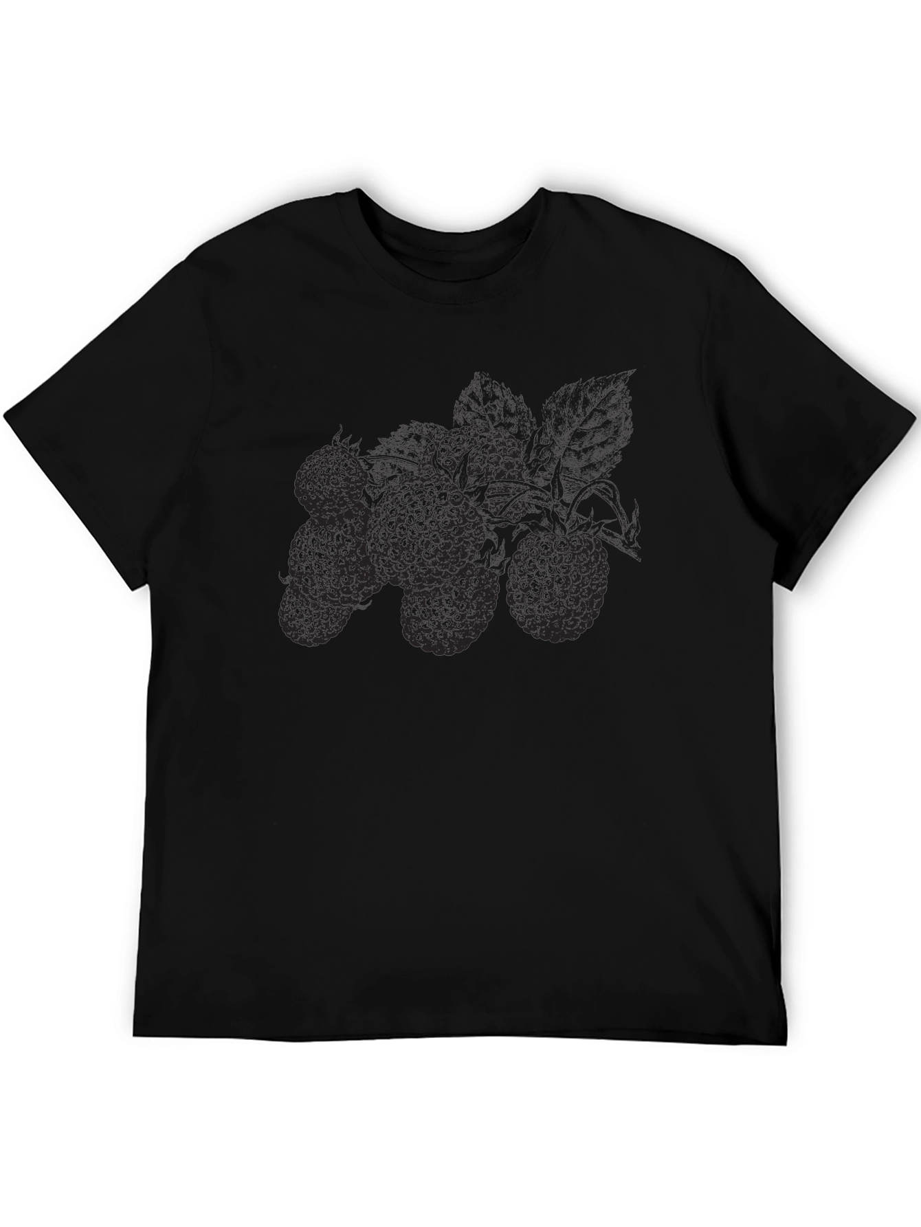 Berry Graphic Black T-Shirt