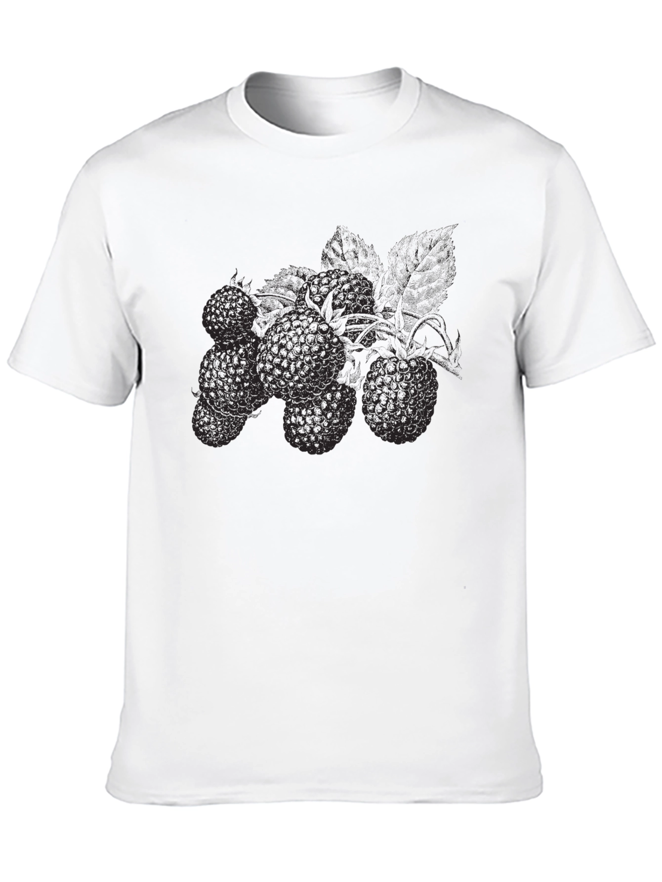 Berry Graphic Black T-Shirt