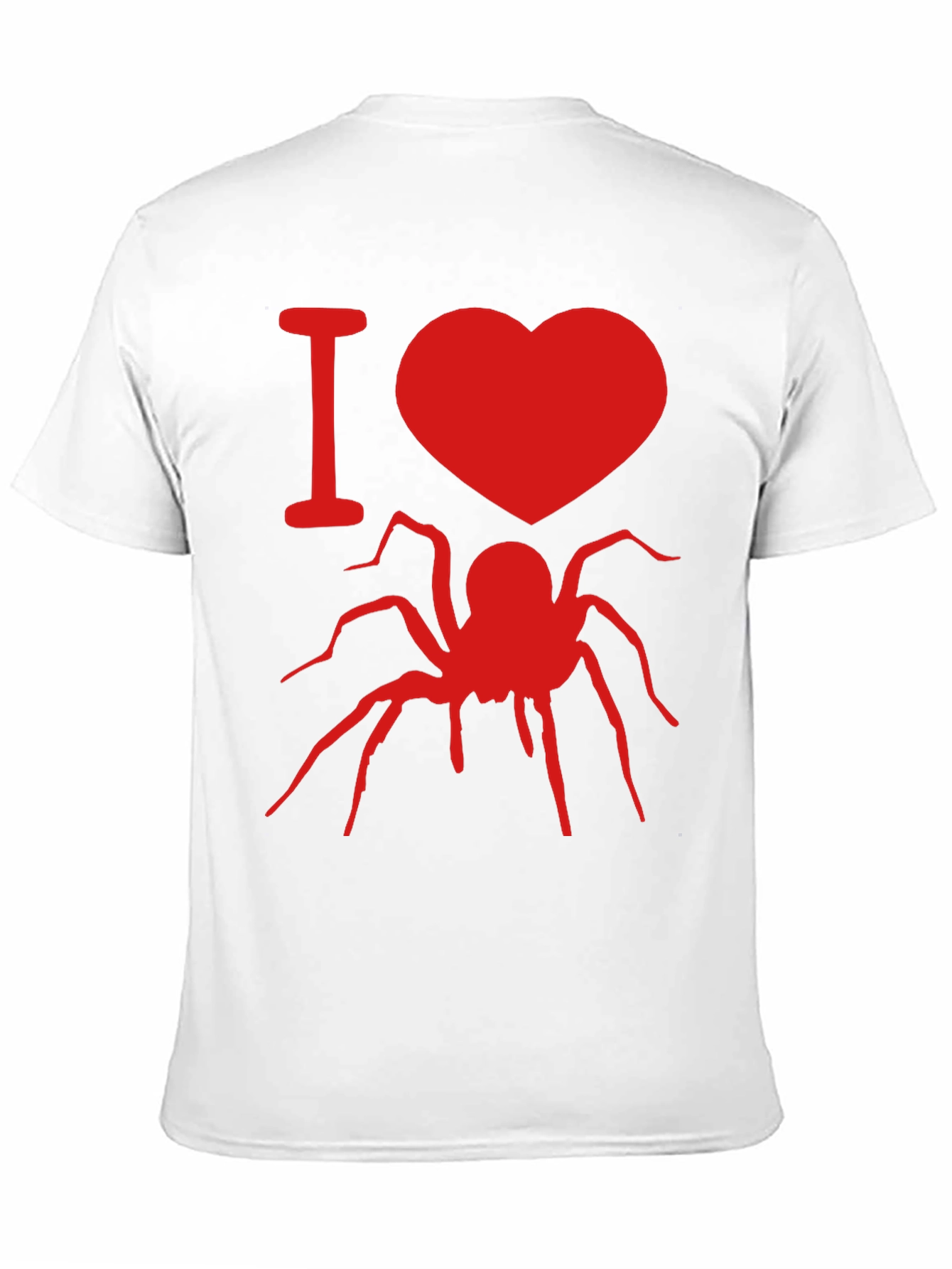 I Heart Spiders Graphic Tee - Black Cotton T-Shirt