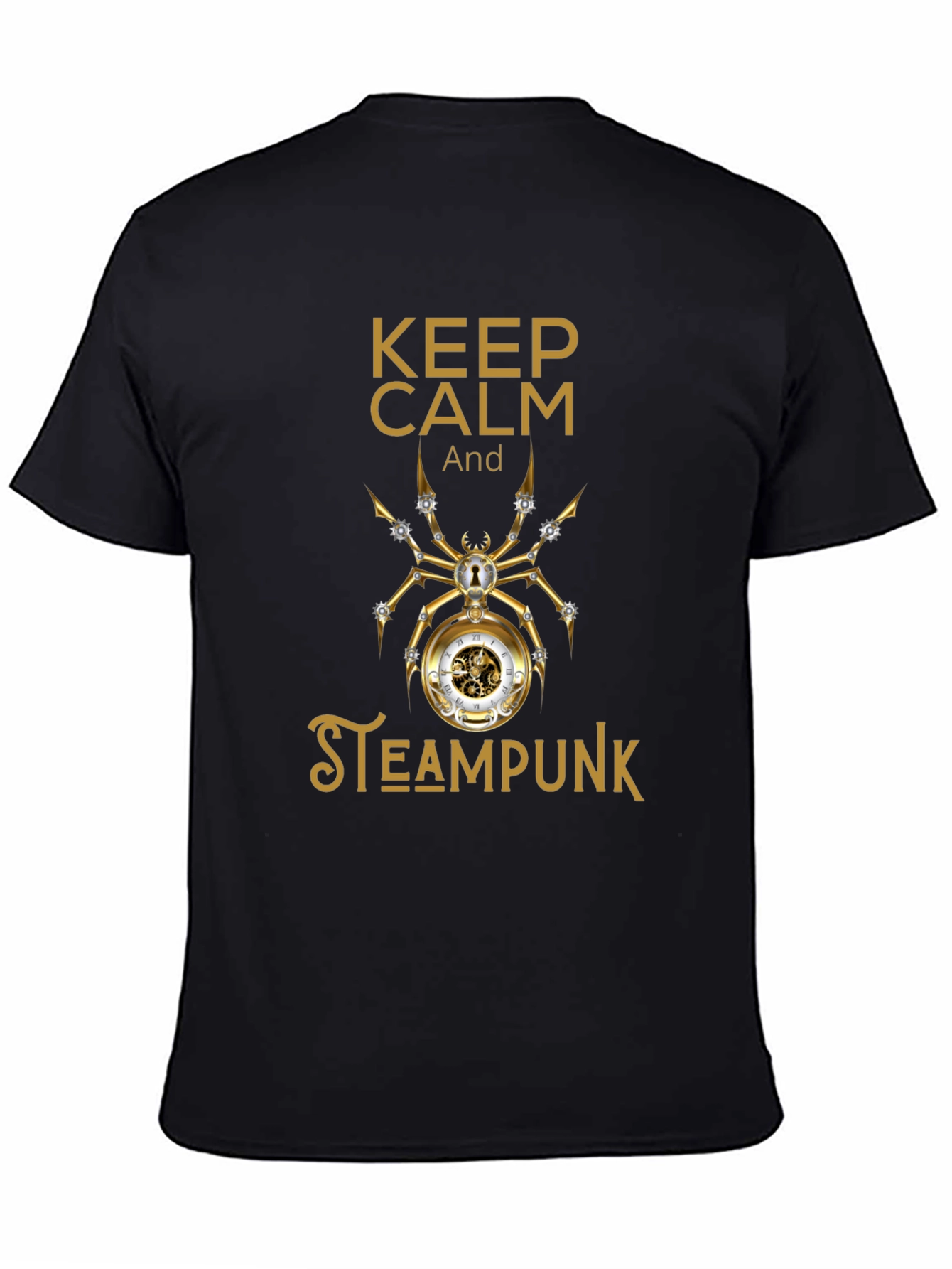 Steampunk Spider Graphic T-Shirt