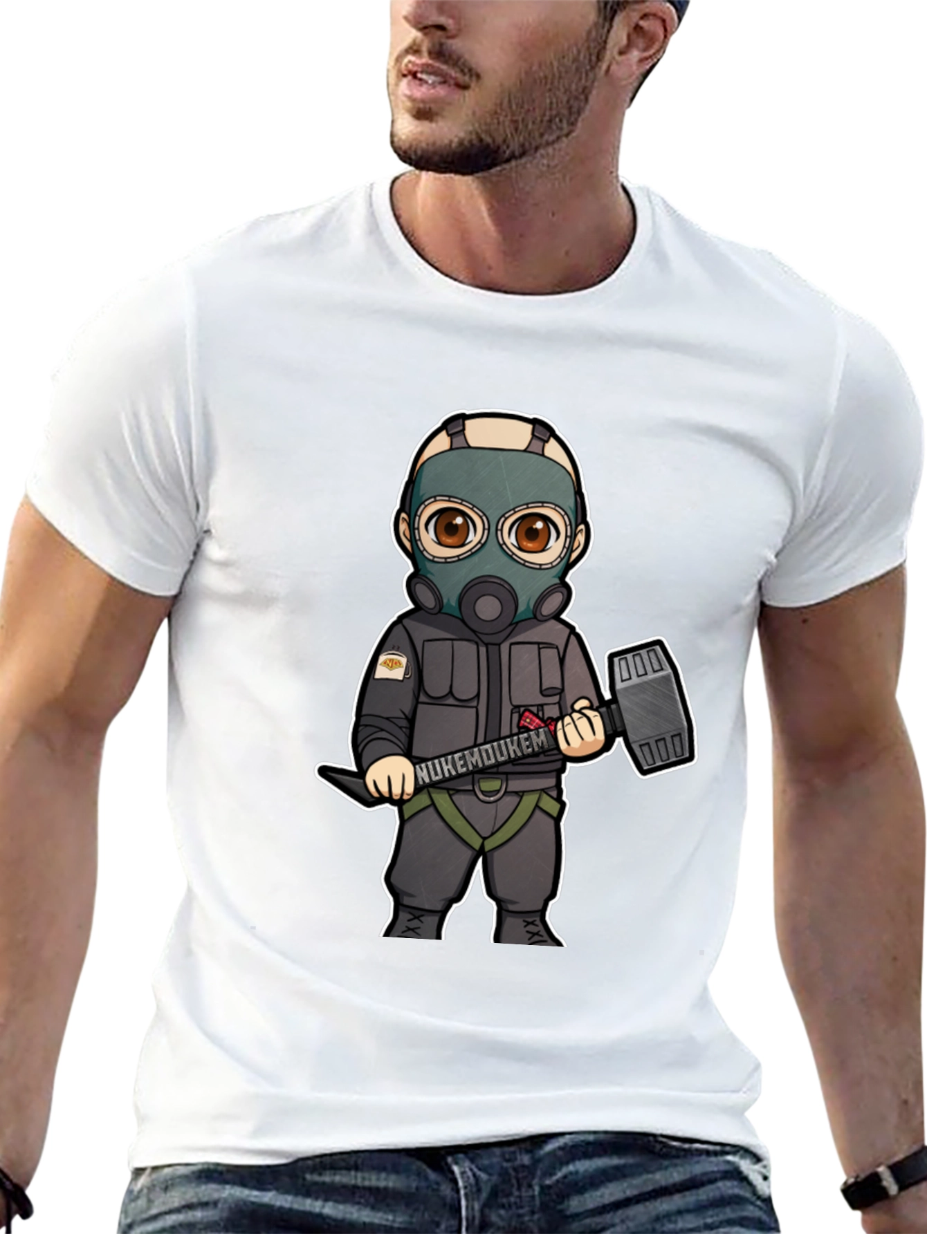 Cartoon Character Graphic Print T-Shirt