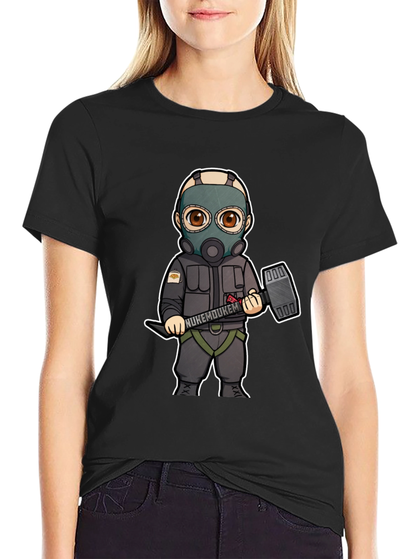 Cartoon Character Graphic Print T-Shirt