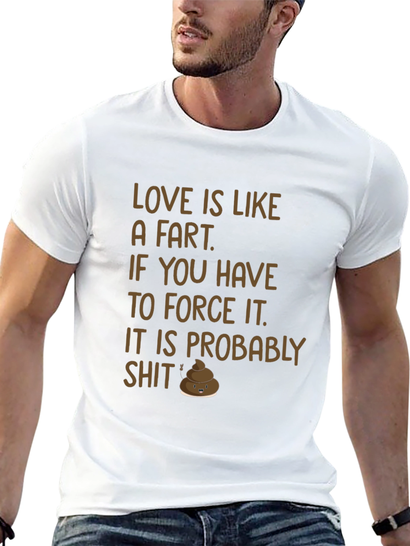 Love Is Like a Fart Graphic T-Shirt