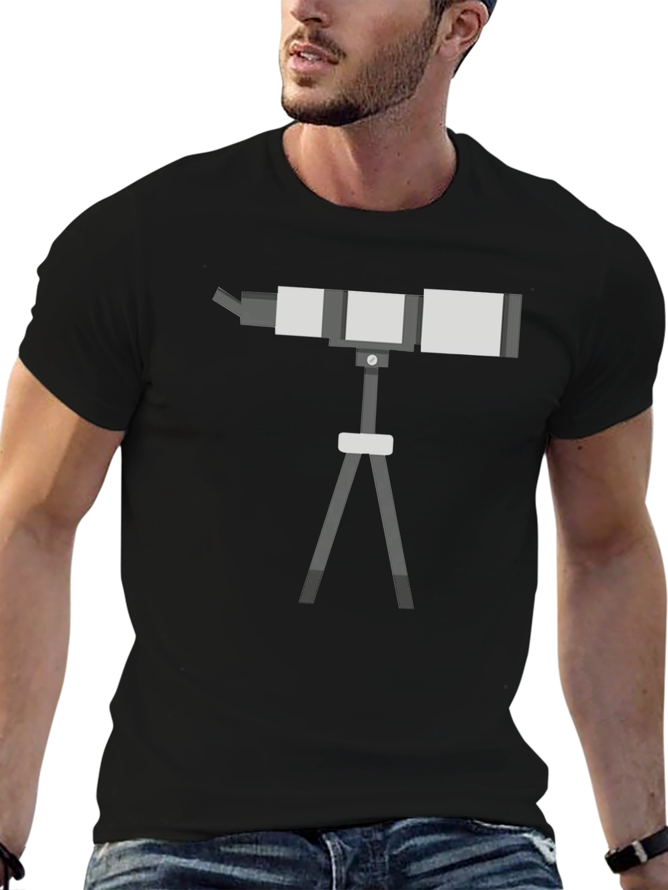 Telescope Graphic Tee - Stargazers Delight