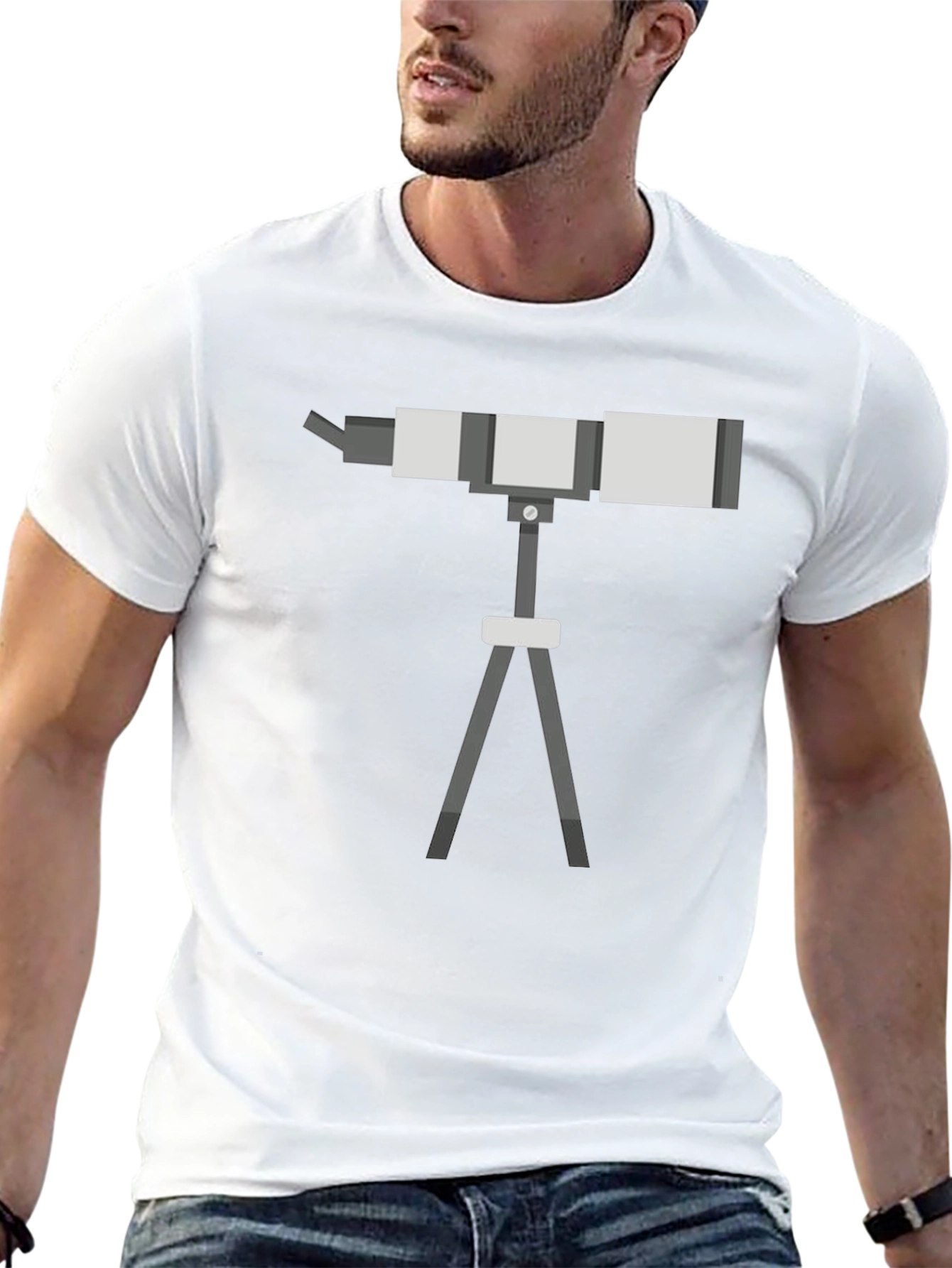 Telescope Graphic Tee - Stargazers Delight