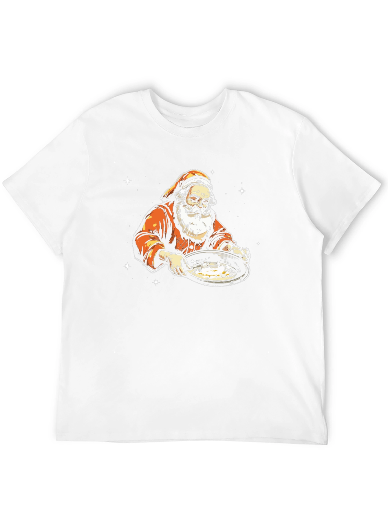 Santa Gold Panning Graphic T-Shirt