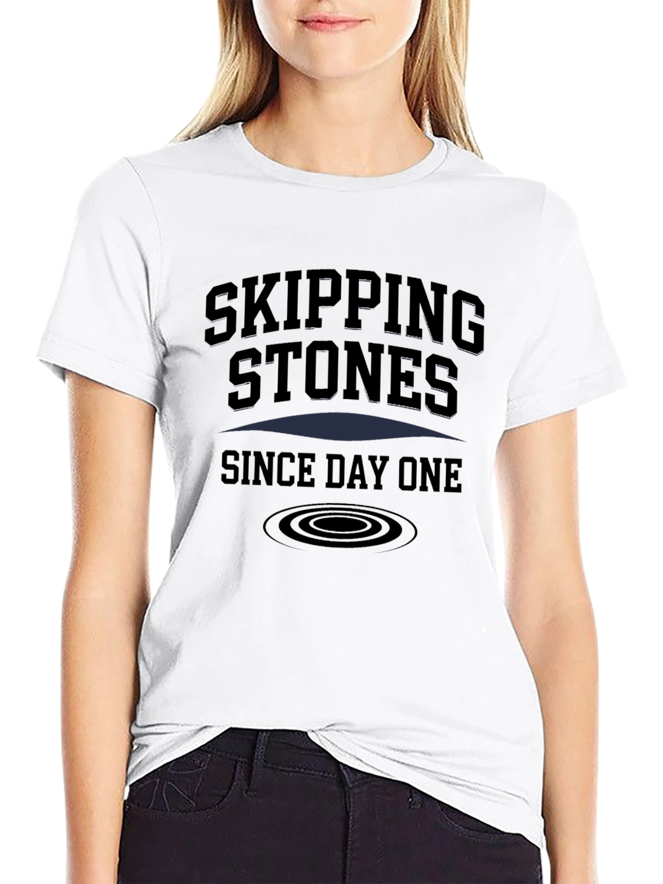 Skipping Stones Since Day One Graphic T-Shirt