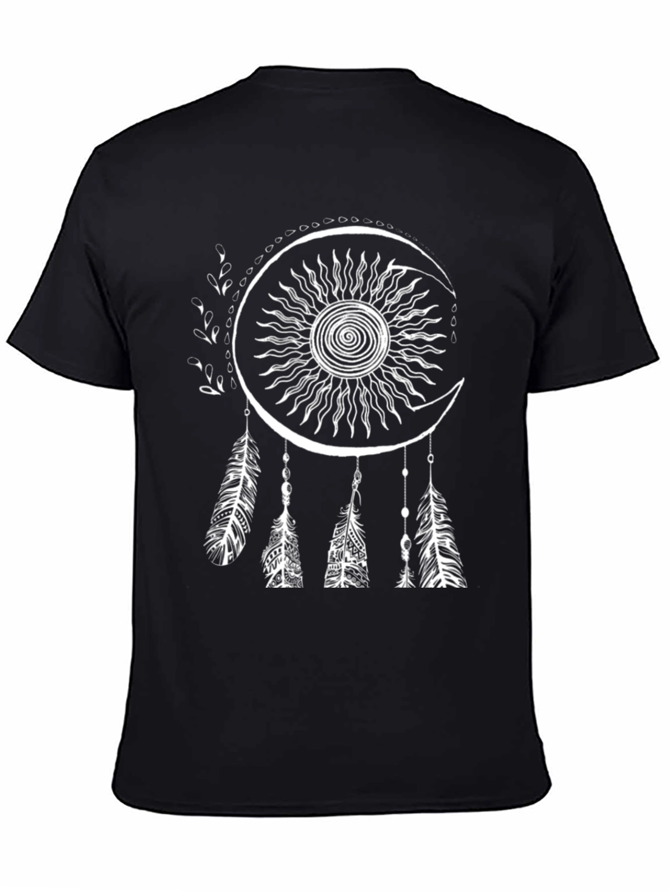 Mystic Sun Moon Dreamcatcher Graphic Tee