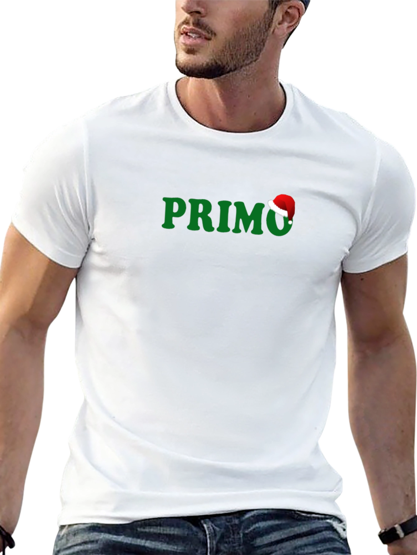 Primo Santa Hat Holiday Tee