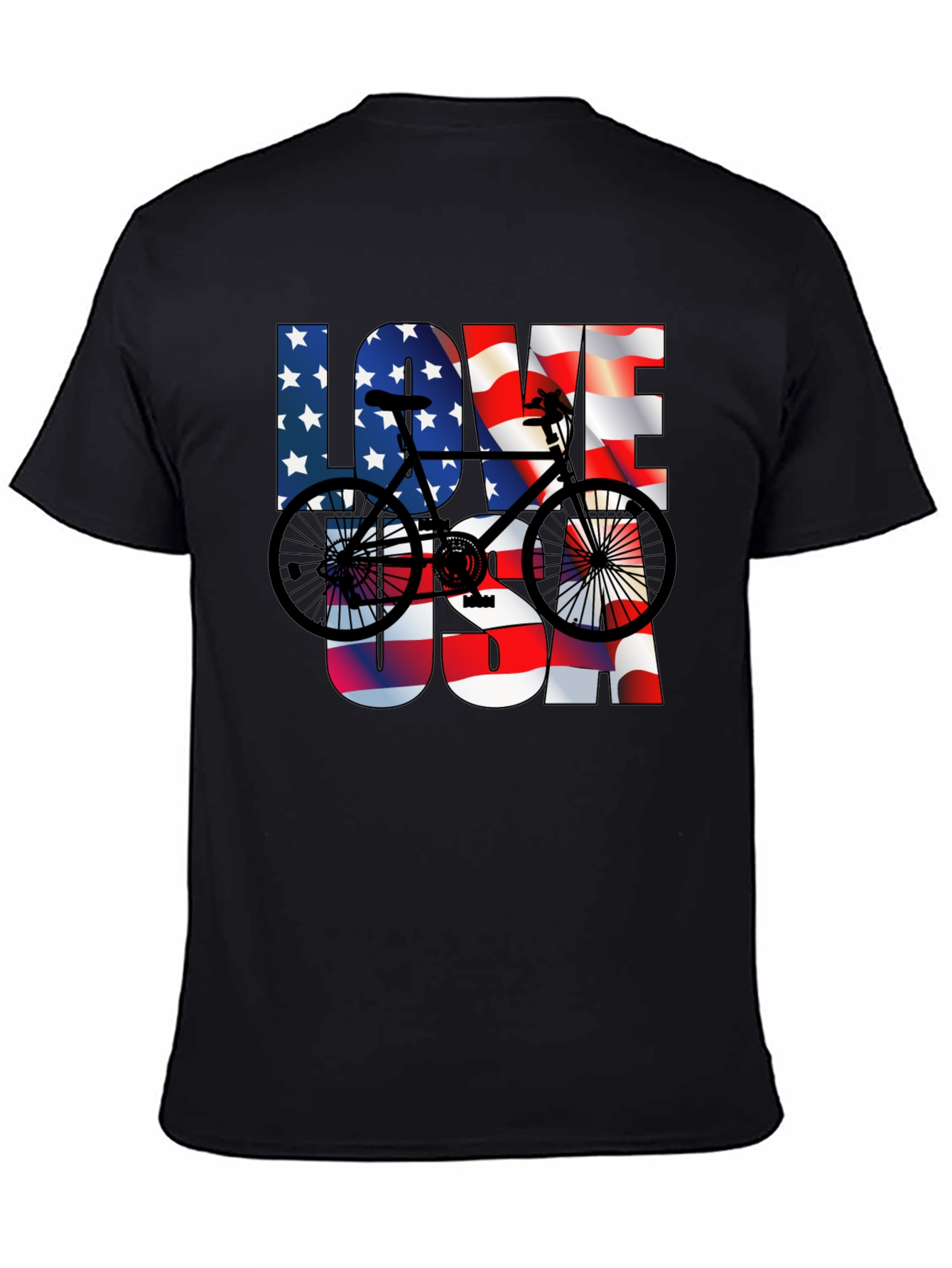 Love USA Bicycle Graphic Tee