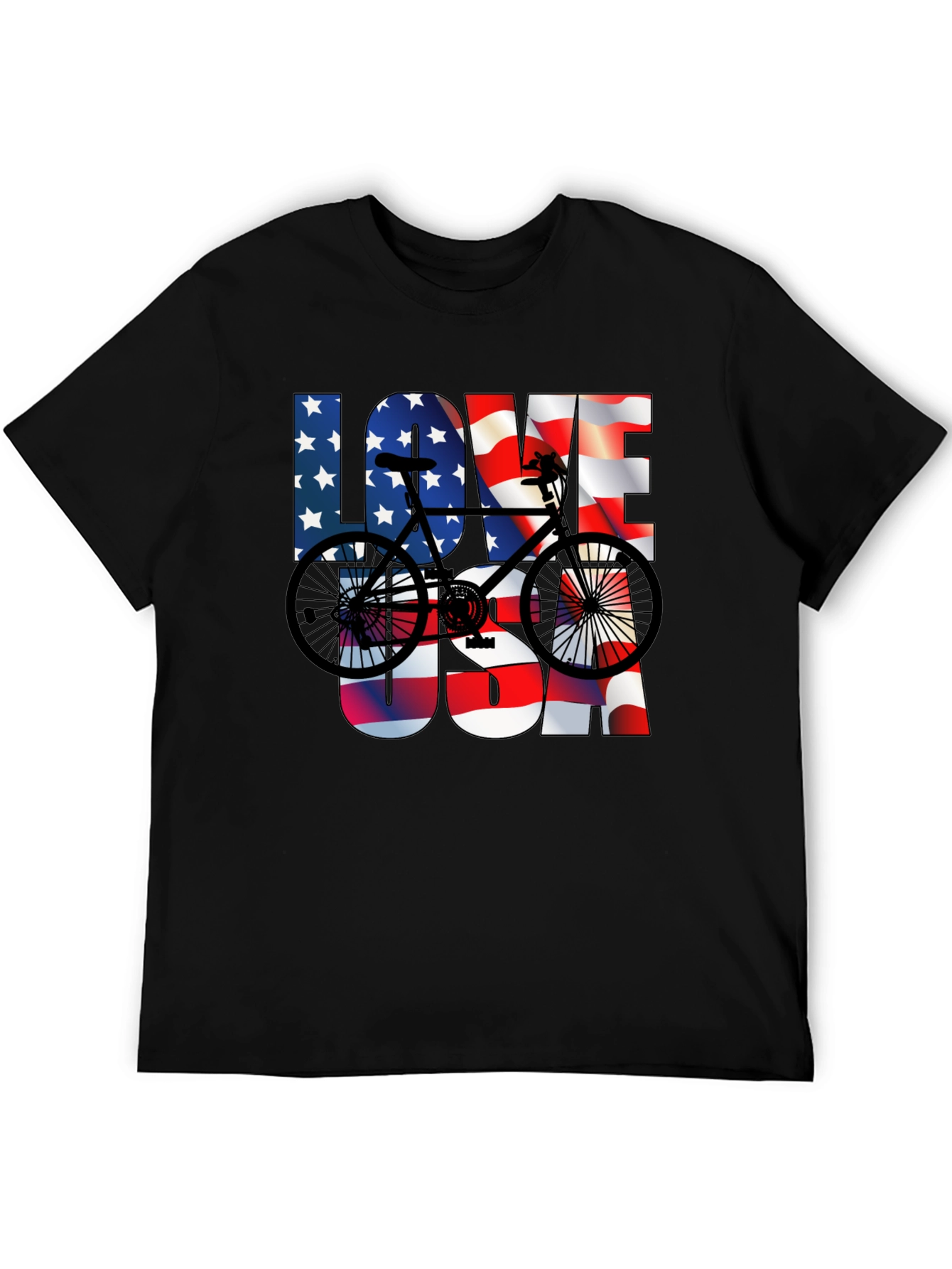Love USA Bicycle Graphic Tee