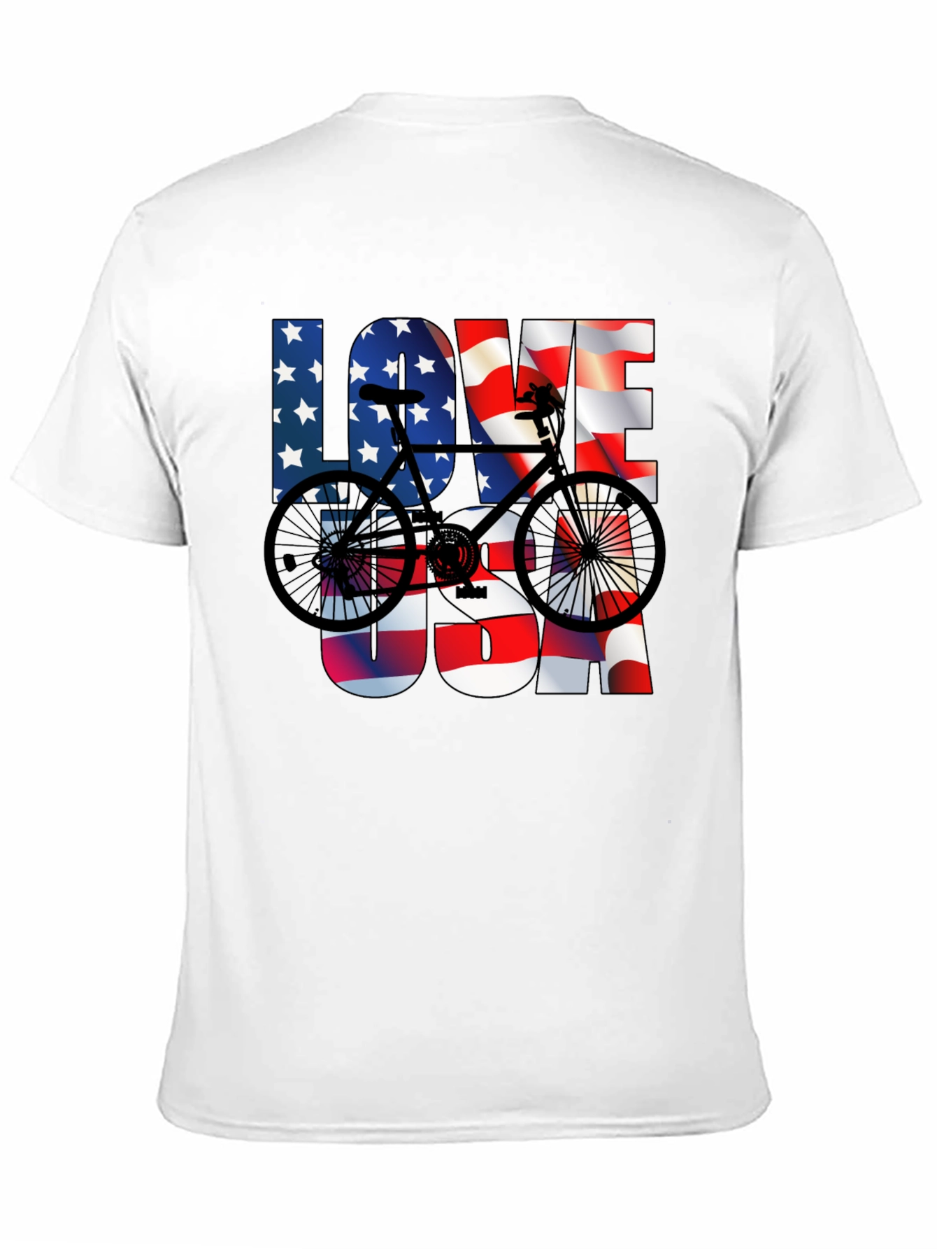 Love USA Bicycle Graphic Tee