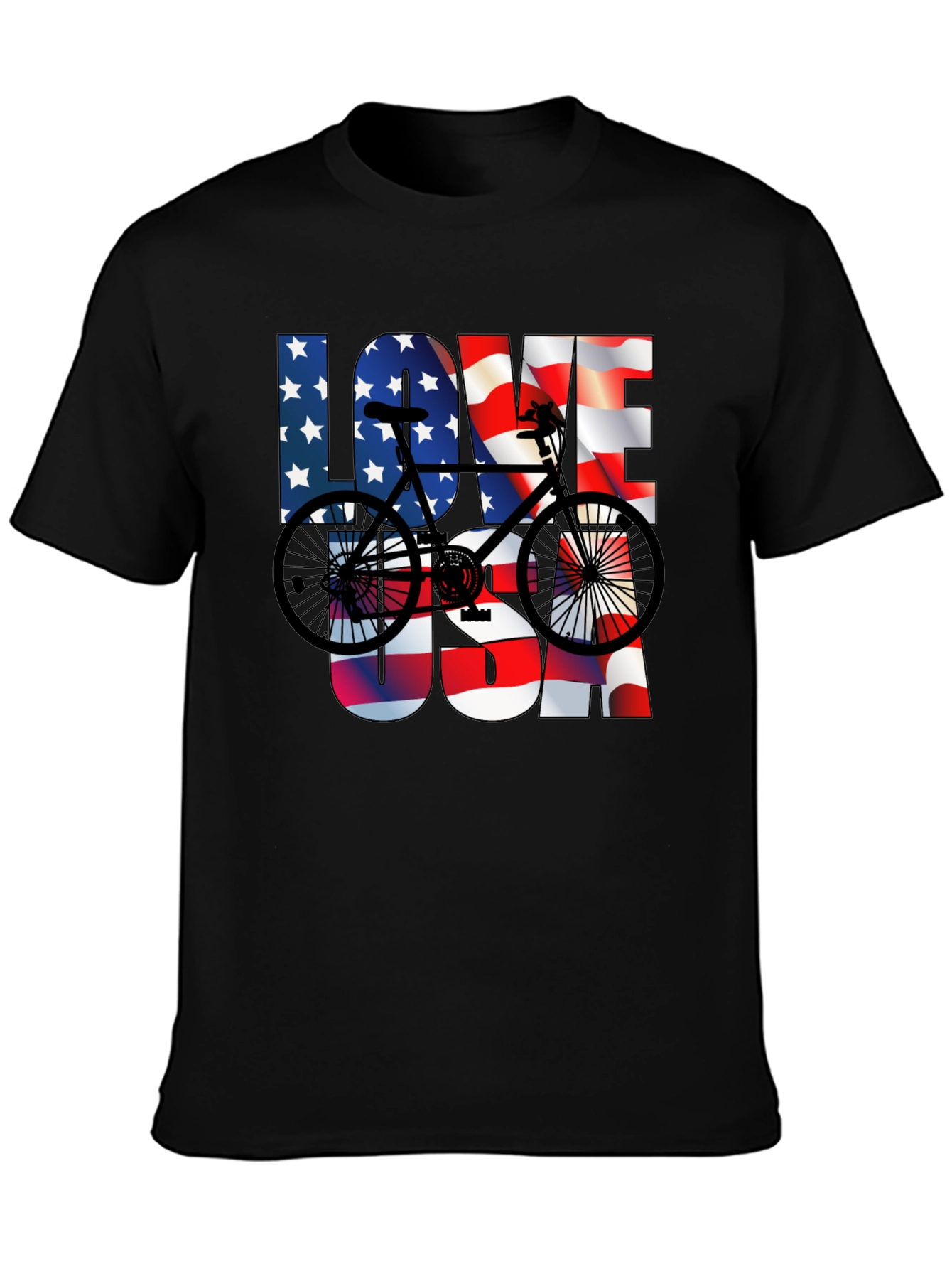 Love USA Bicycle Graphic Tee