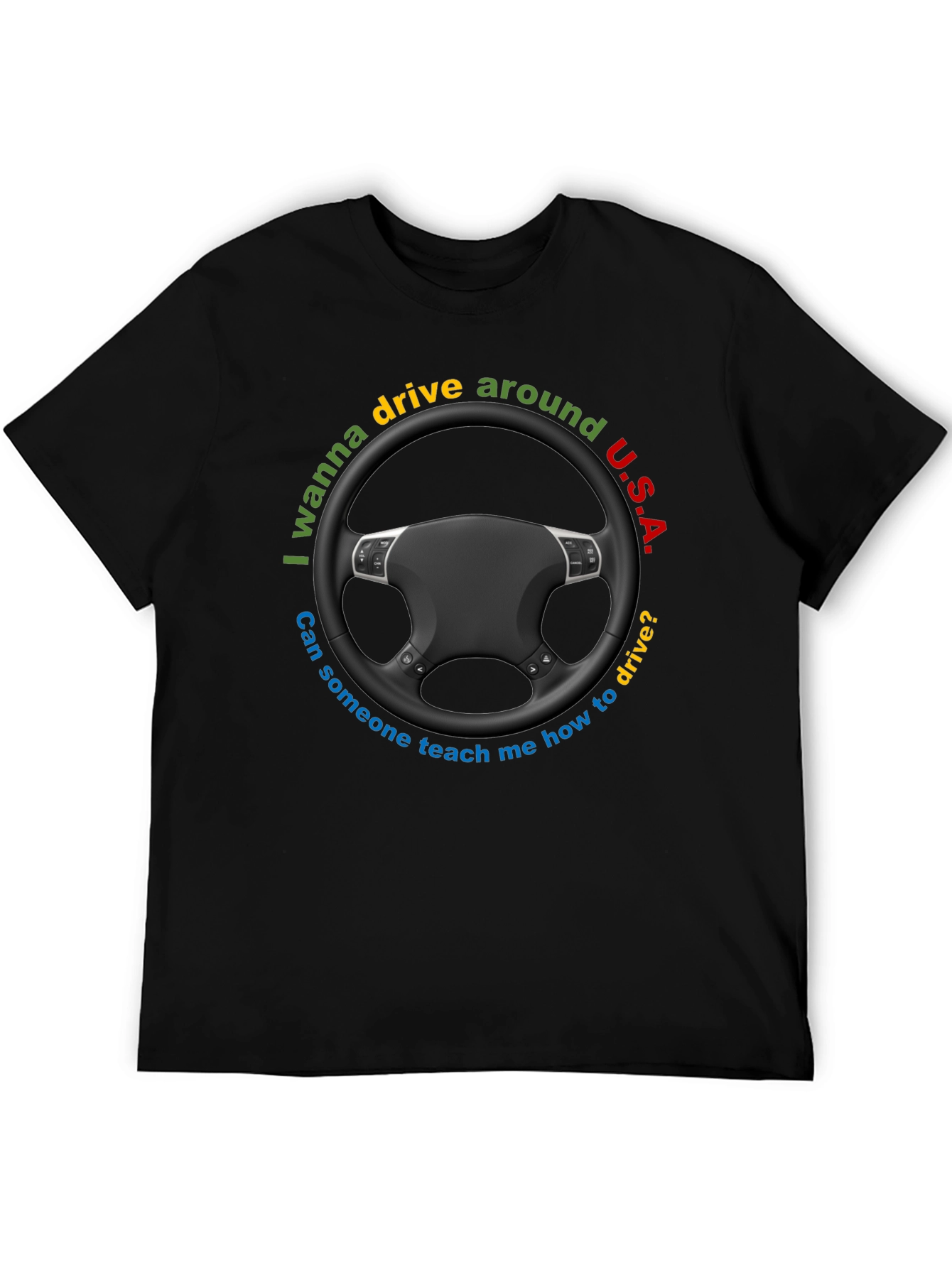 Drive Around U.S.A. Graphic T-Shirt