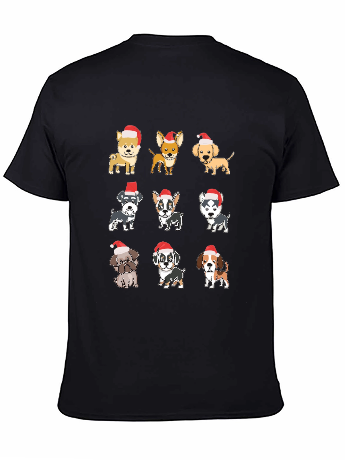 Cute Christmas Dog Breed T-Shirt