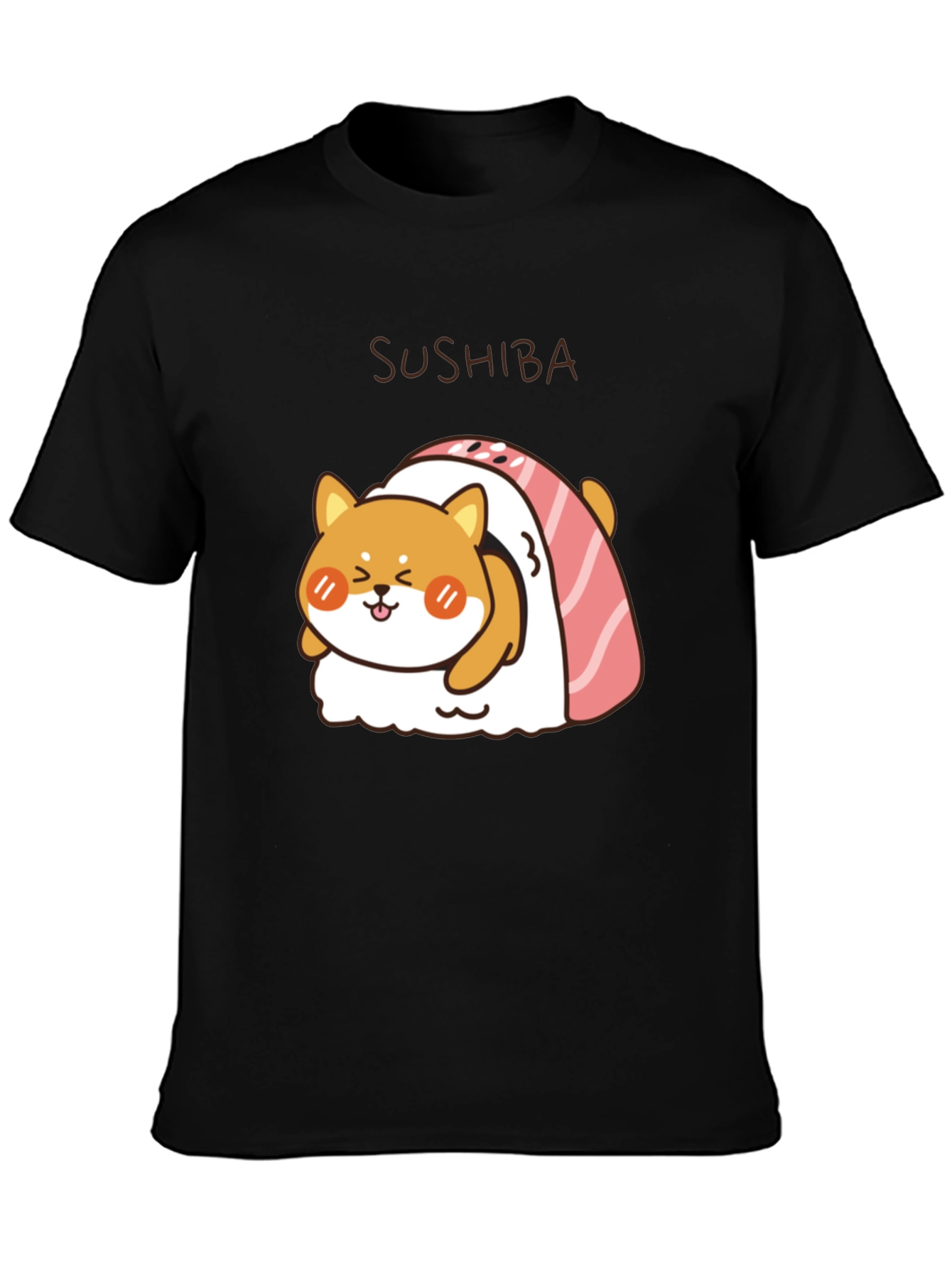 Sushi Shiba T-Shirt - Cute Dog Design!