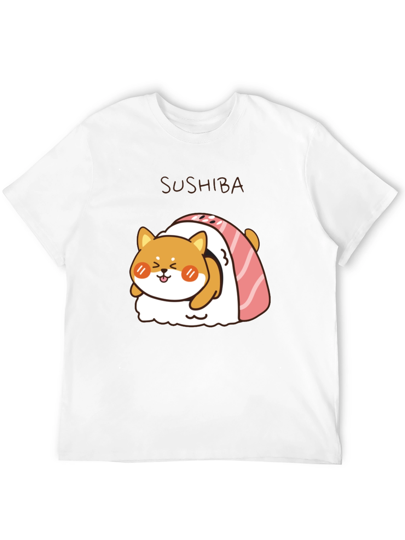 Sushi Shiba T-Shirt - Cute Dog Design!