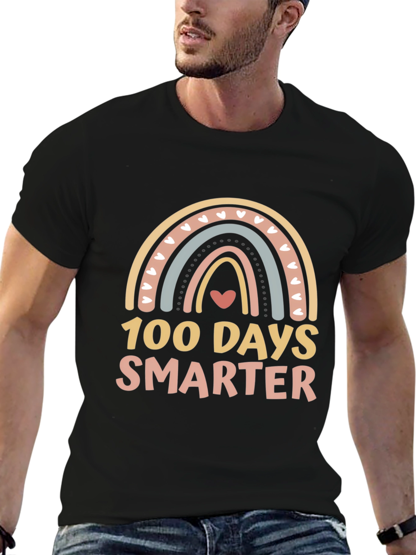 100 Days Smarter Rainbow T-Shirt