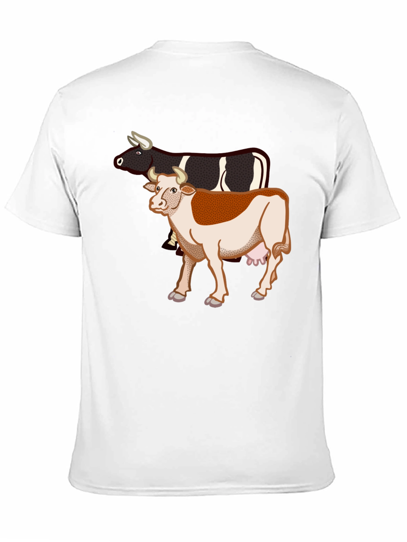 Cow Graphic Black T-Shirt