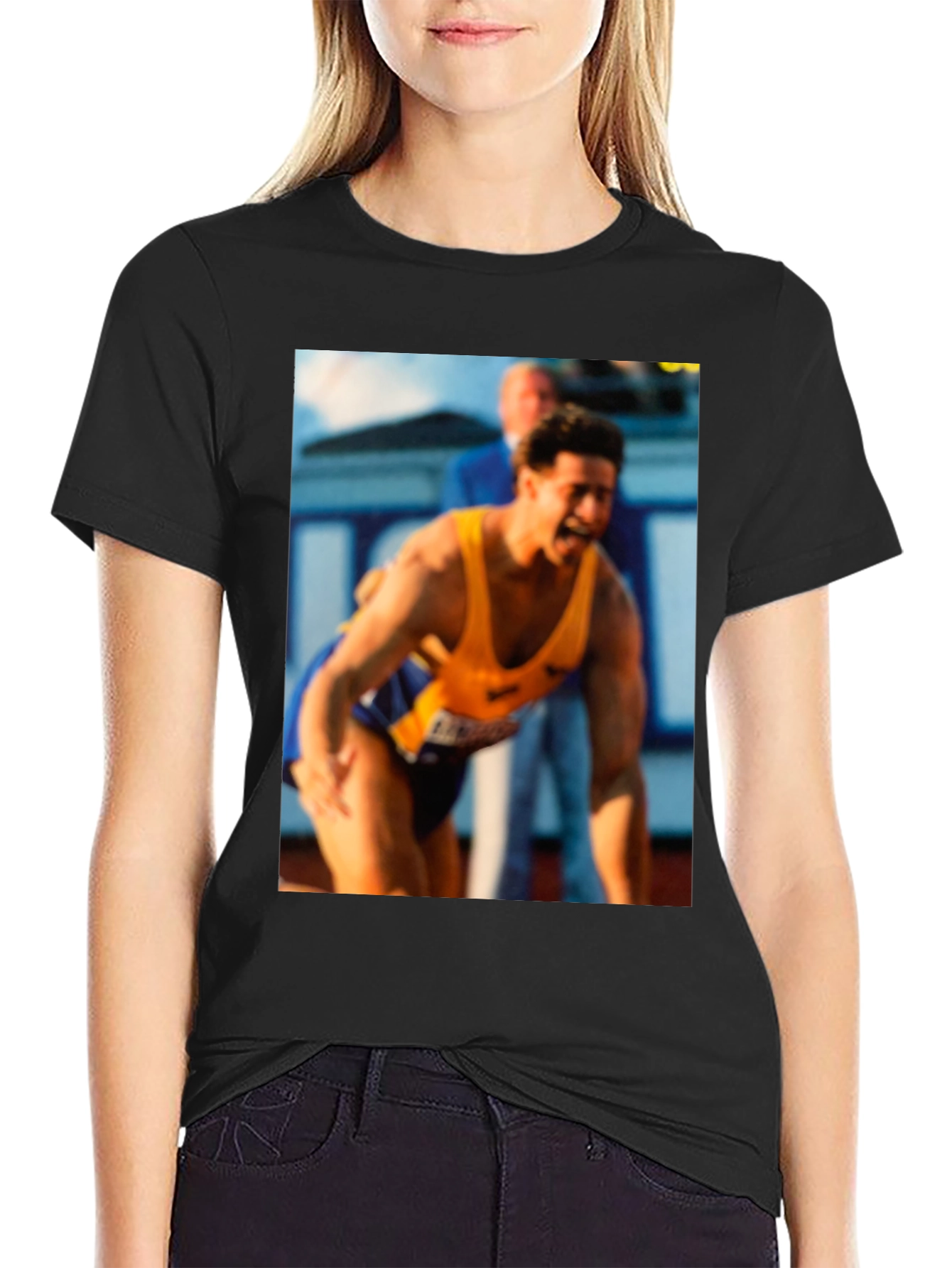 Athlete Graphic Tee - Black Unisex T-Shirt