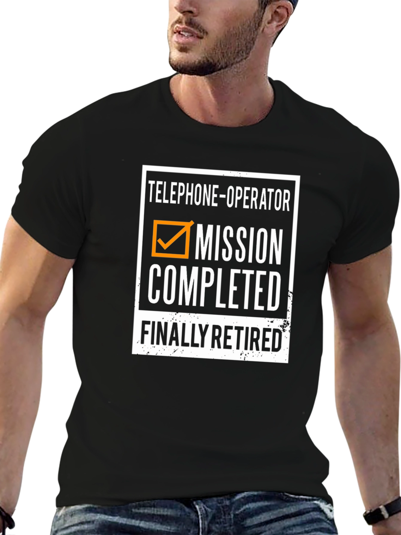 Retired Telephone Operator T-Shirt: Mission Completed