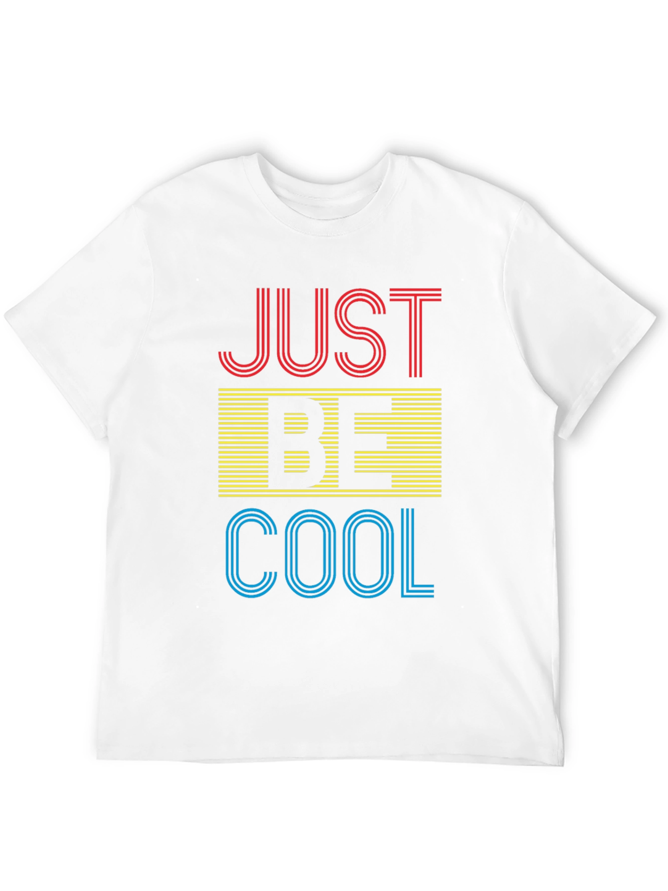 Just Be Cool Black Graphic Tee