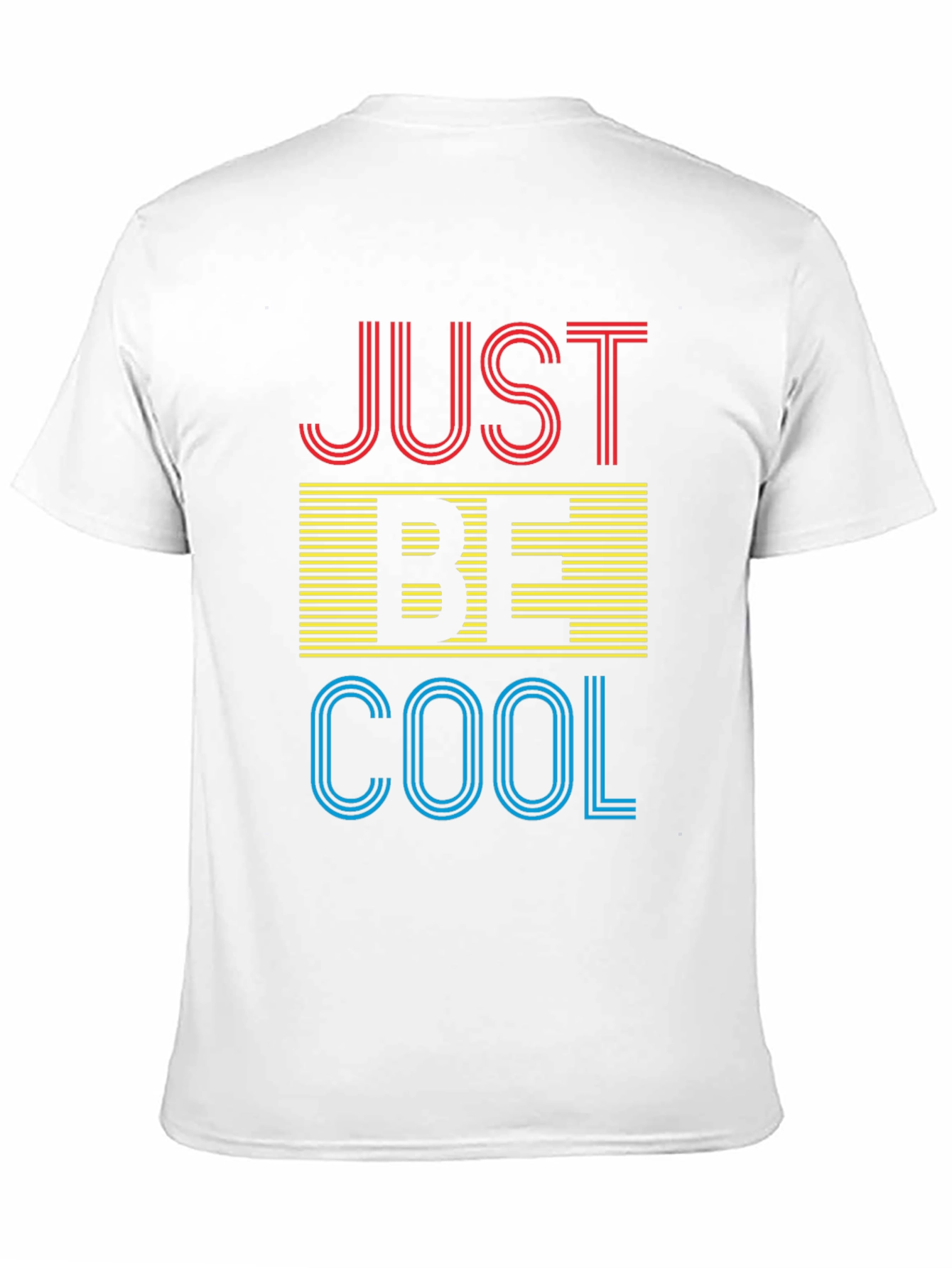 Just Be Cool Black Graphic Tee