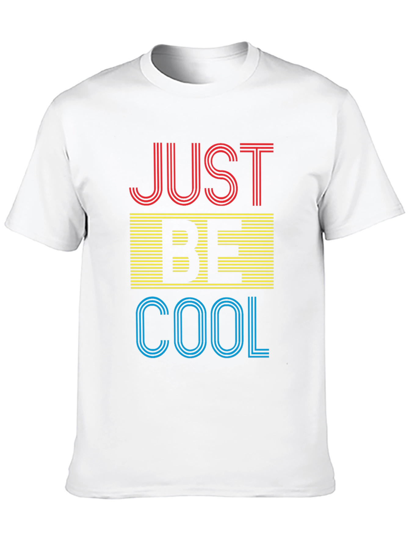 Just Be Cool Black Graphic Tee