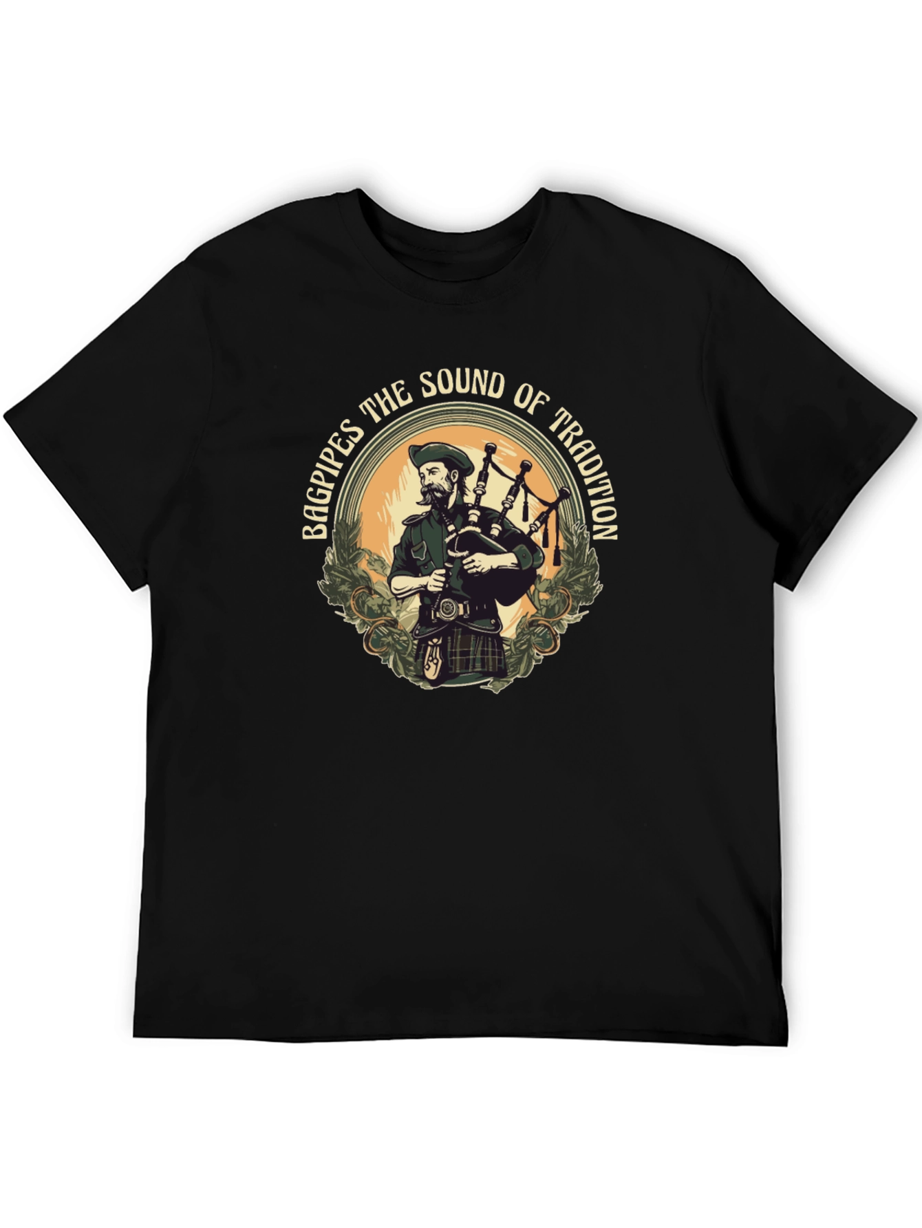 Bagpipes the Sound of Tradition Graphic T-Shirt
