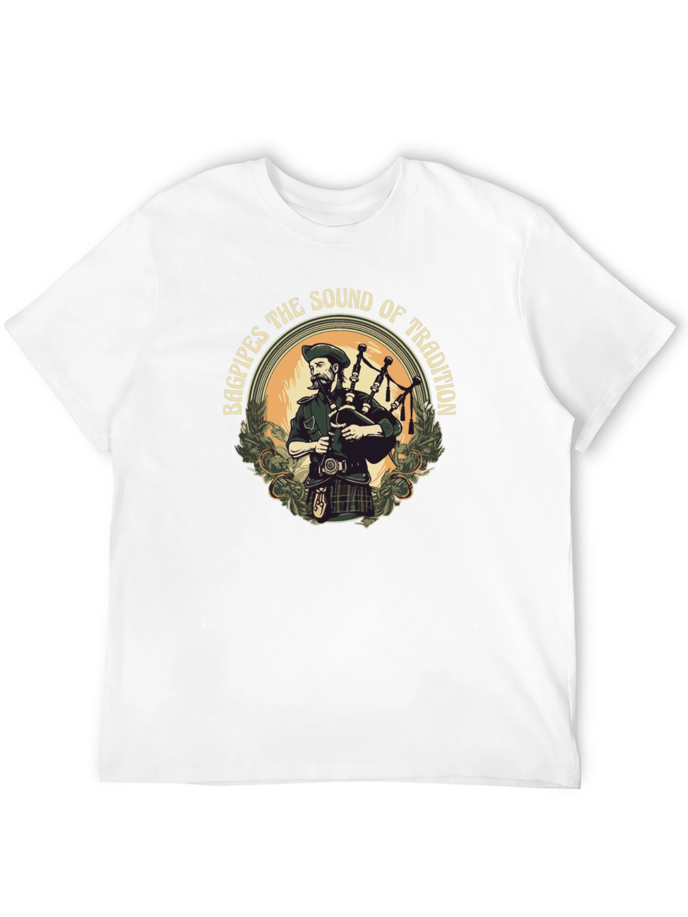 Bagpipes the Sound of Tradition Graphic T-Shirt