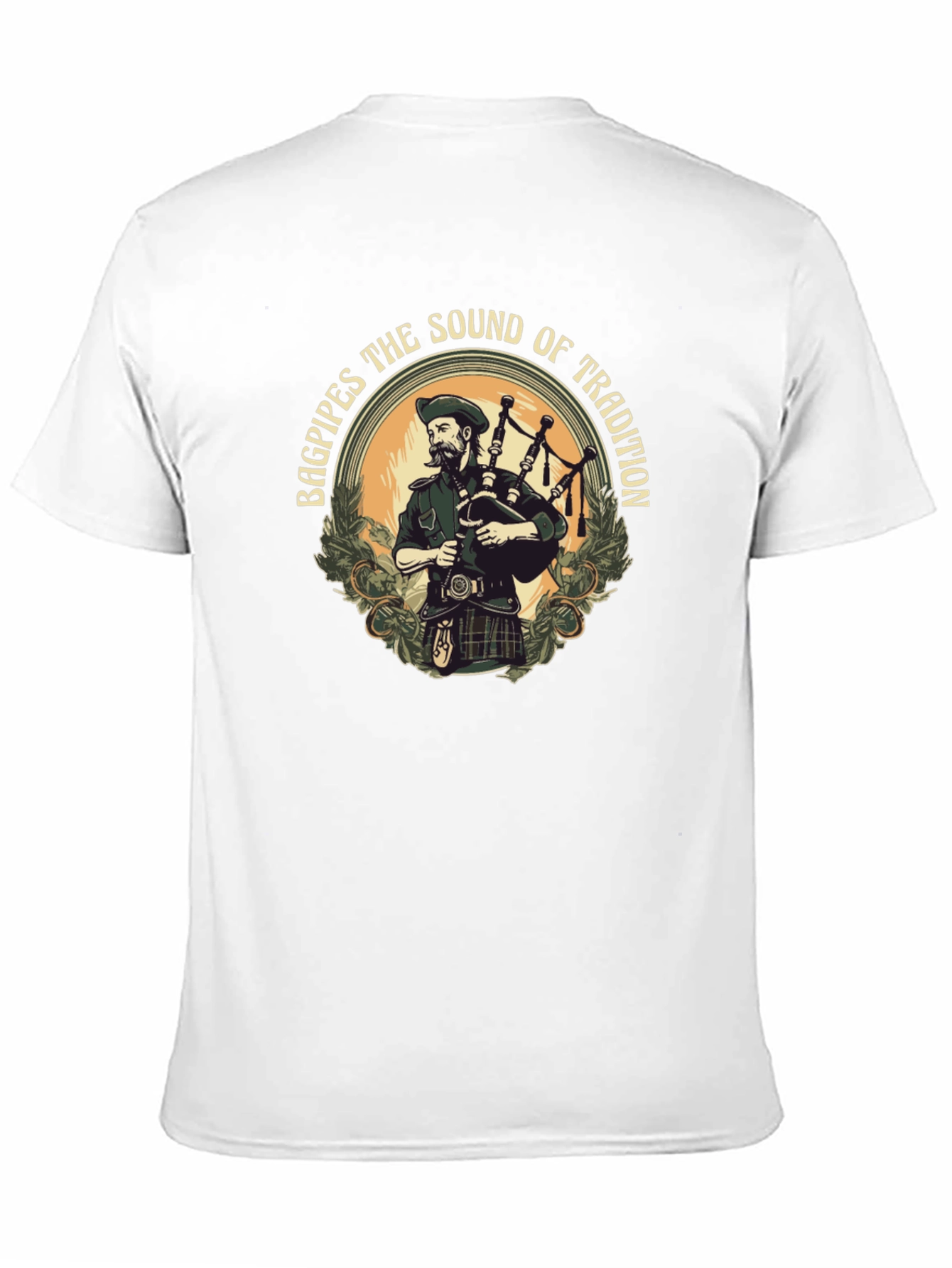 Bagpipes the Sound of Tradition Graphic T-Shirt