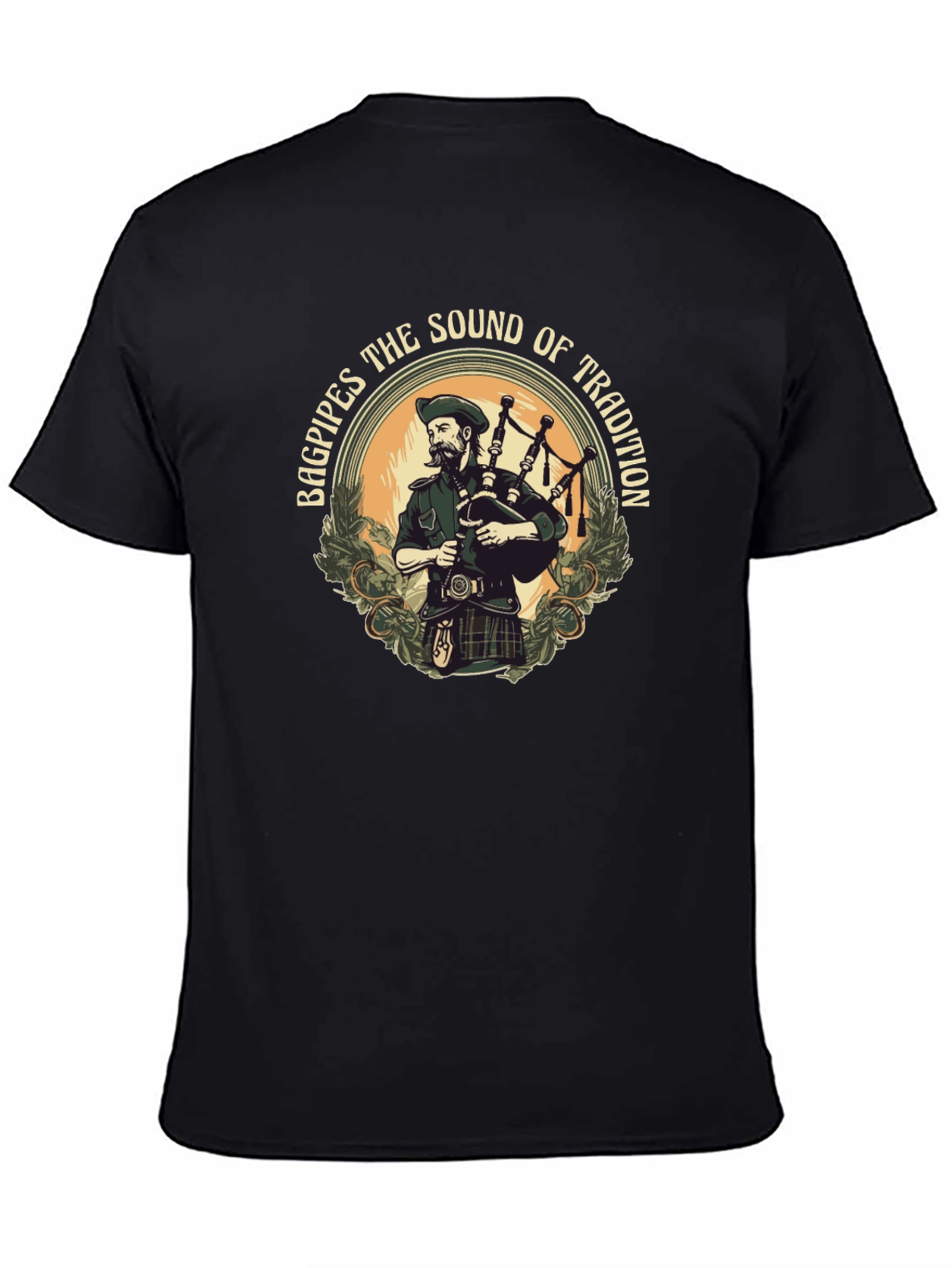 Bagpipes the Sound of Tradition Graphic T-Shirt
