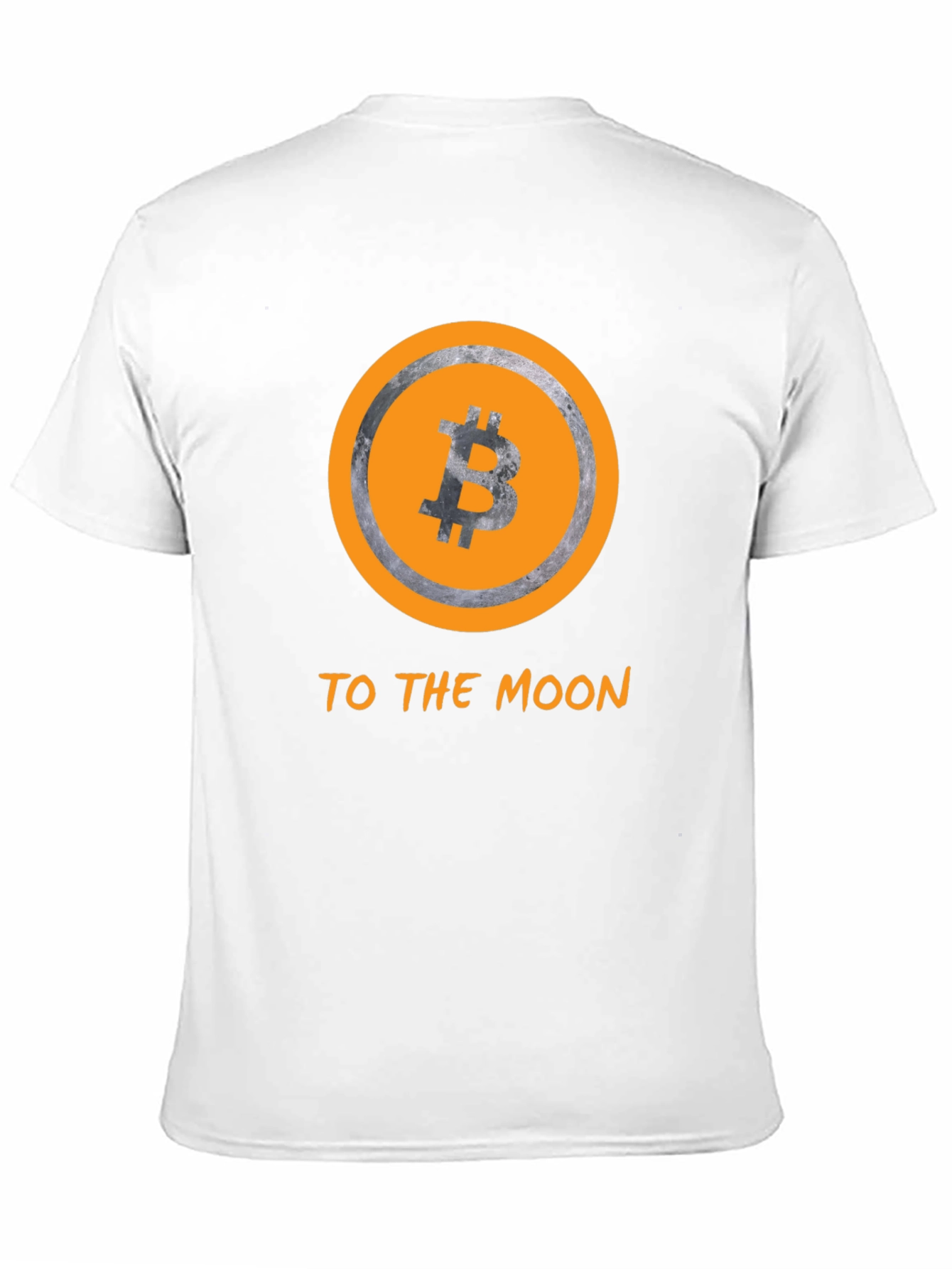 Bitcoin to the Moon Black T-Shirt