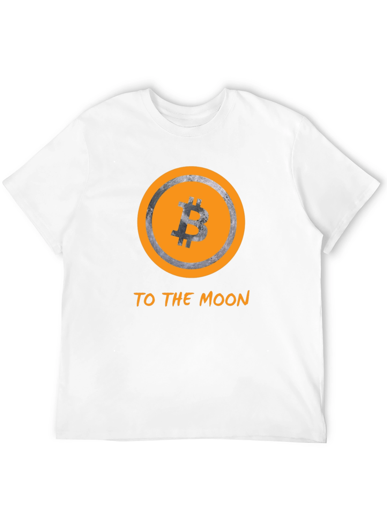 Bitcoin to the Moon Black T-Shirt