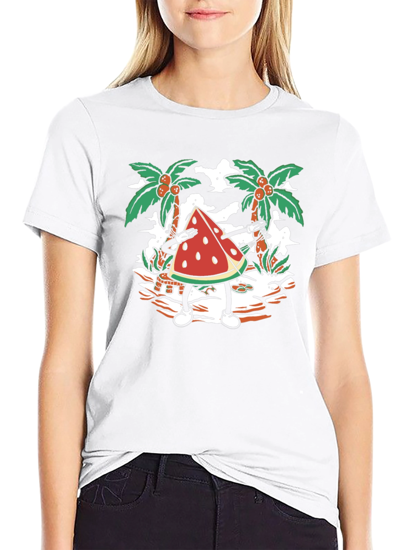 Fun Watermelon Dabbing T-Shirt