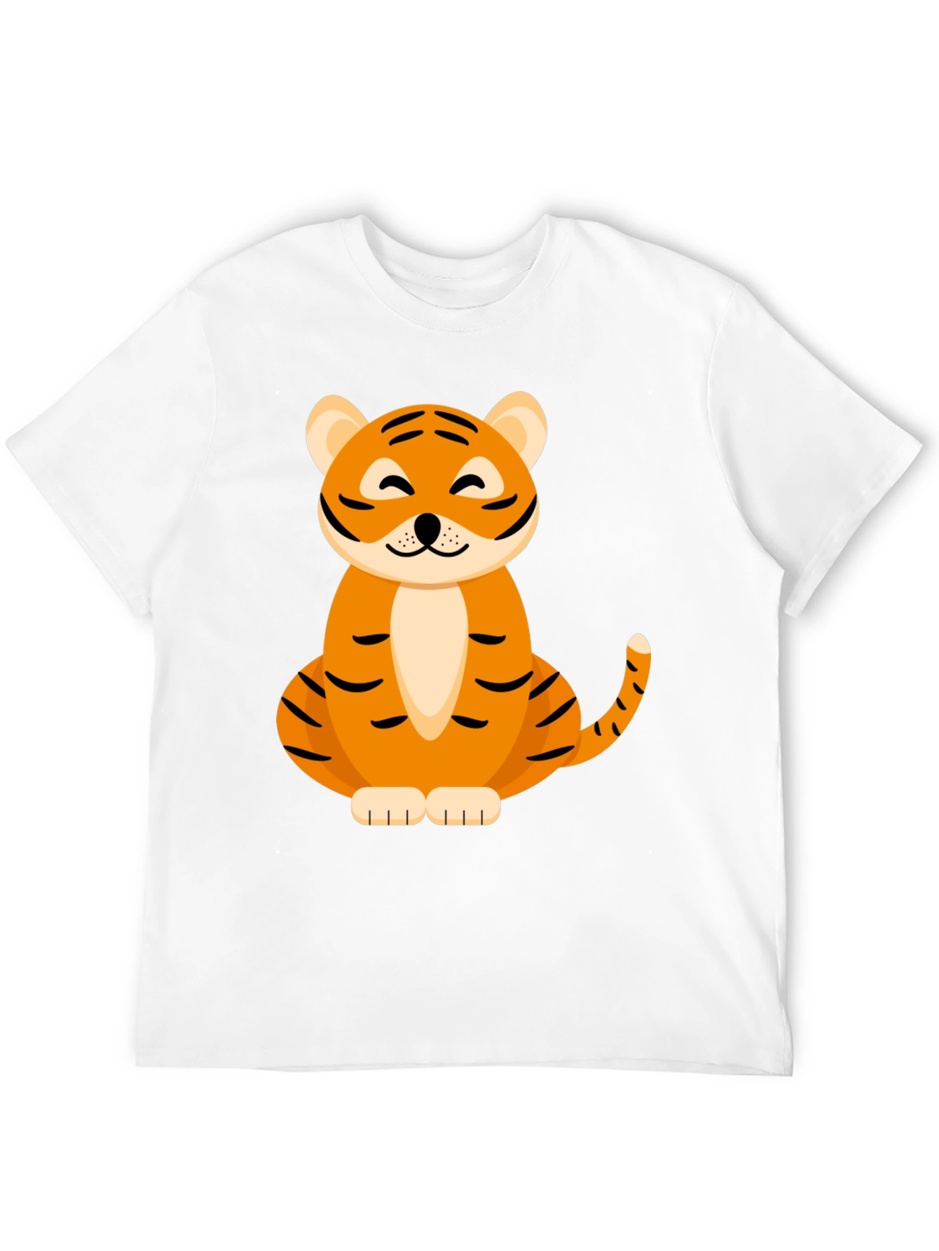 Cute Tiger Graphic Tee - Soft & Stylish