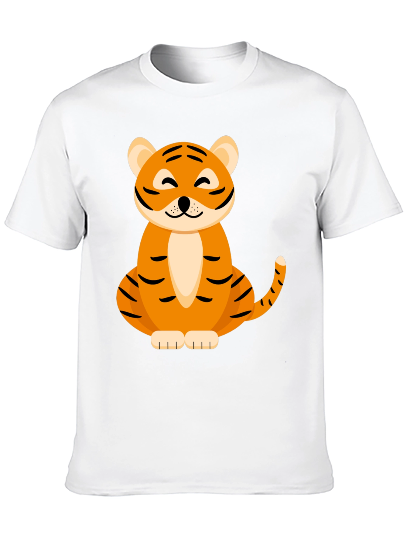 Cute Tiger Graphic Tee - Soft & Stylish