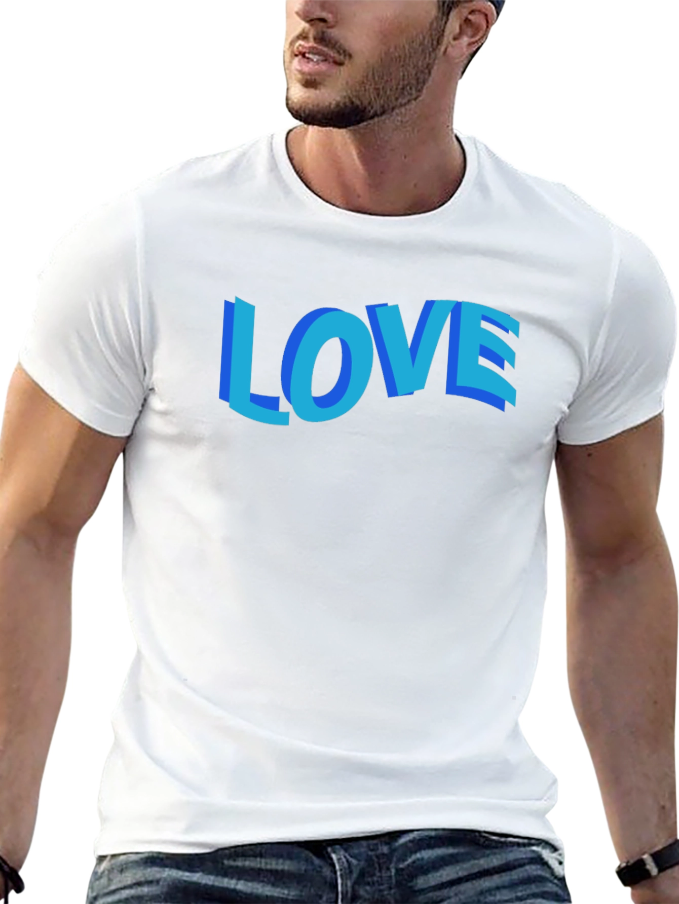 LOVE Graphic T-Shirt - Stylish Black Cotton Tee